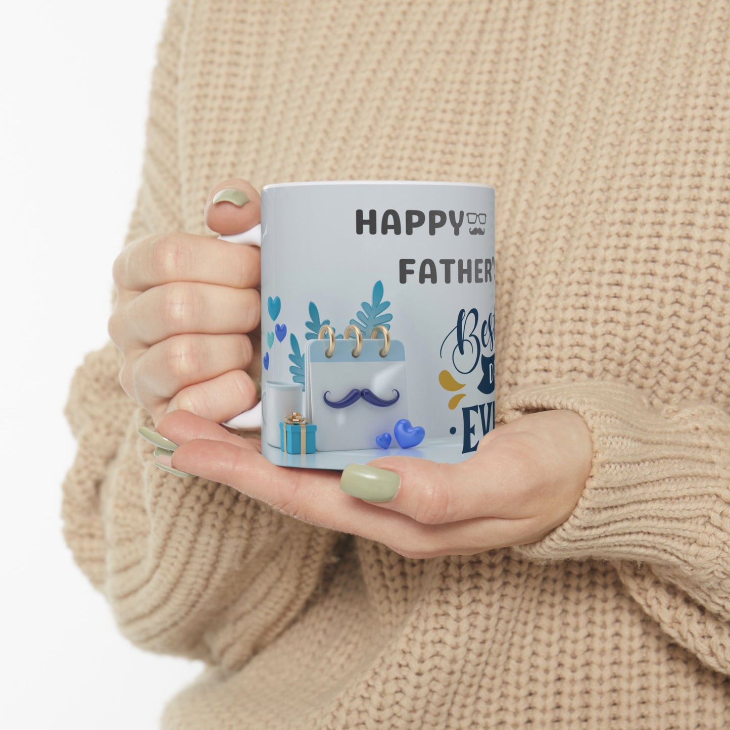 Best Dad Ever Ceramic Mug - Perfect Gift for Father's Day