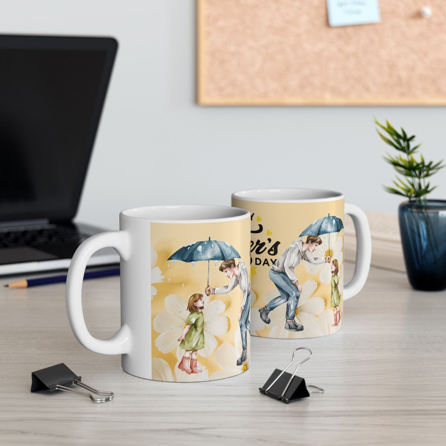 Happy Father's Day Mug - Super Dad Ceramic Coffee Mug