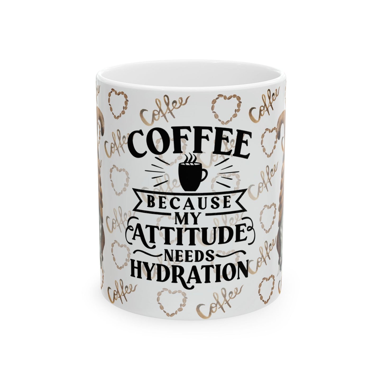 Coffee Attitude Ceramic Mug - 11oz Perfect Gift for Coffee Lovers