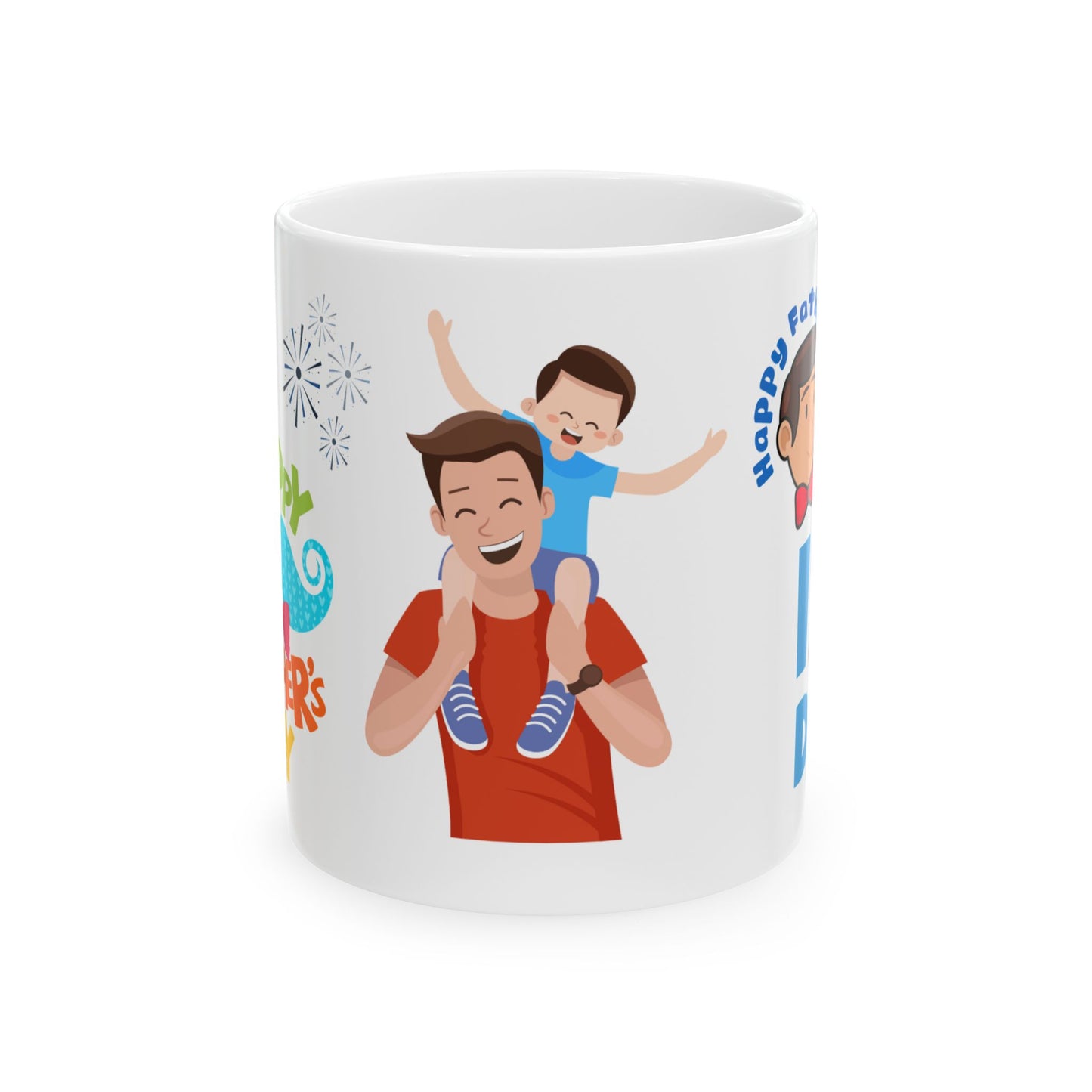 Father's Day Ceramic Mug - Happy Father's Day Coffee Cup