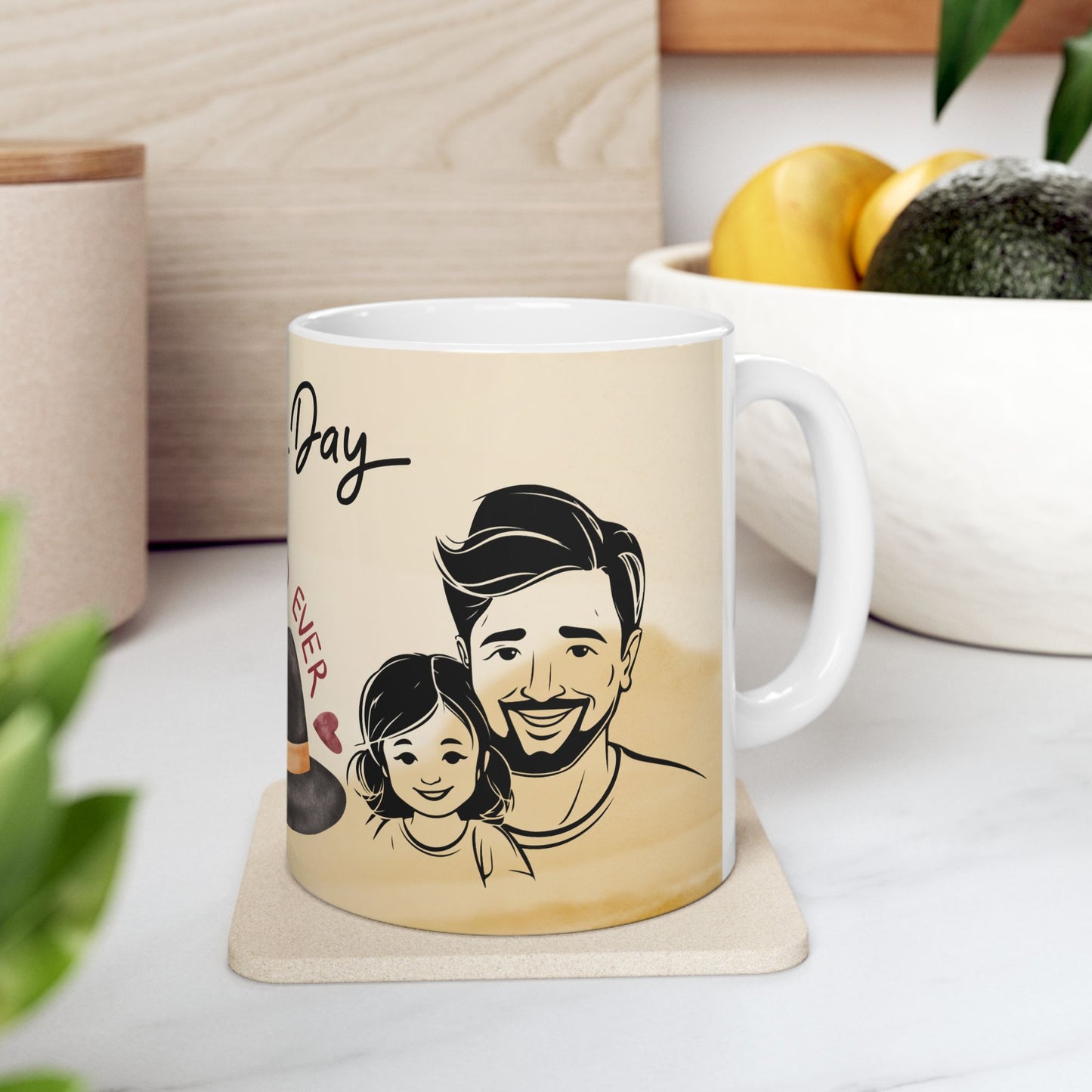 Best Dad Ever Ceramic Mug Perfect Father's Day Gift