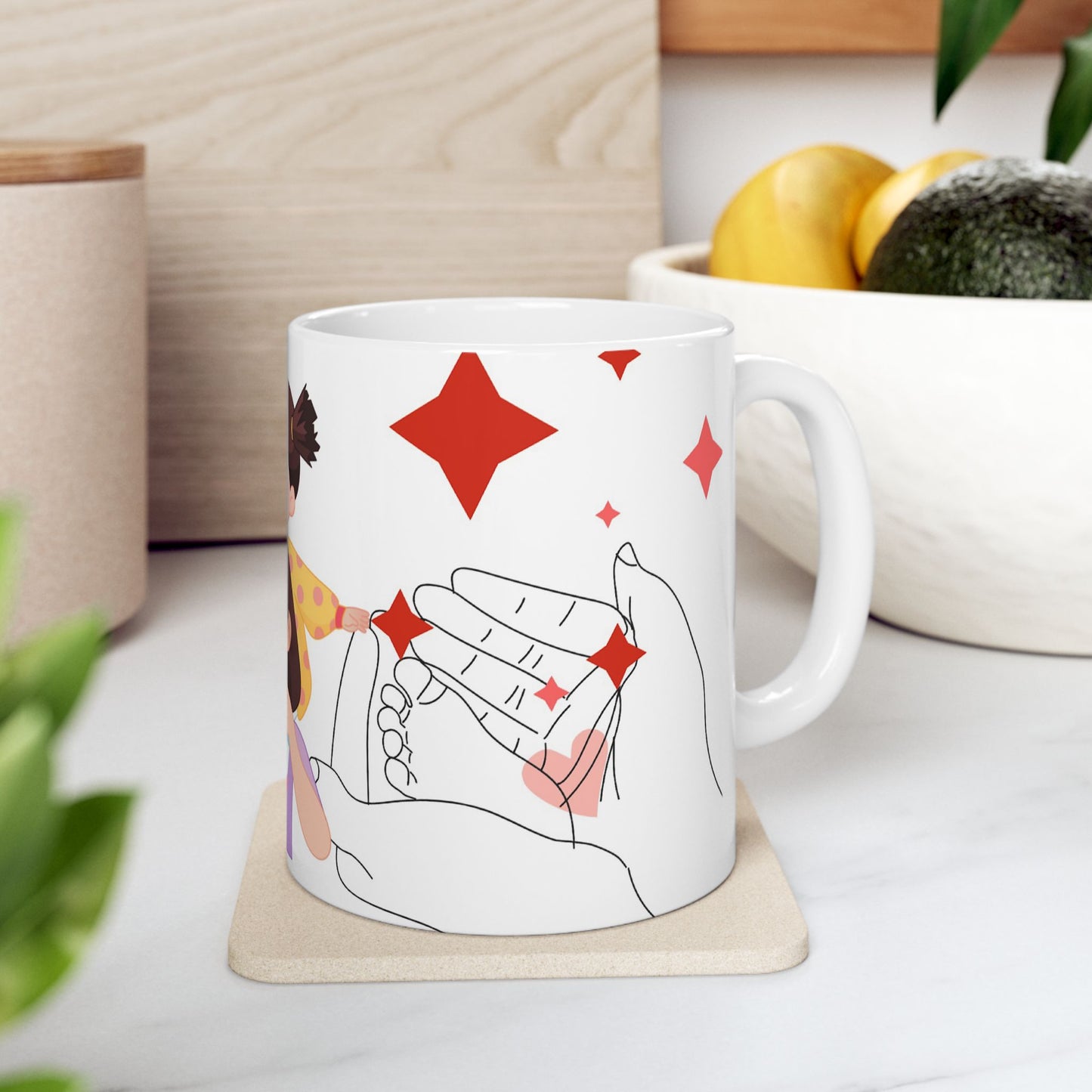 Mom and Daughter Coffee Mug - Happy Mother's Day 11oz