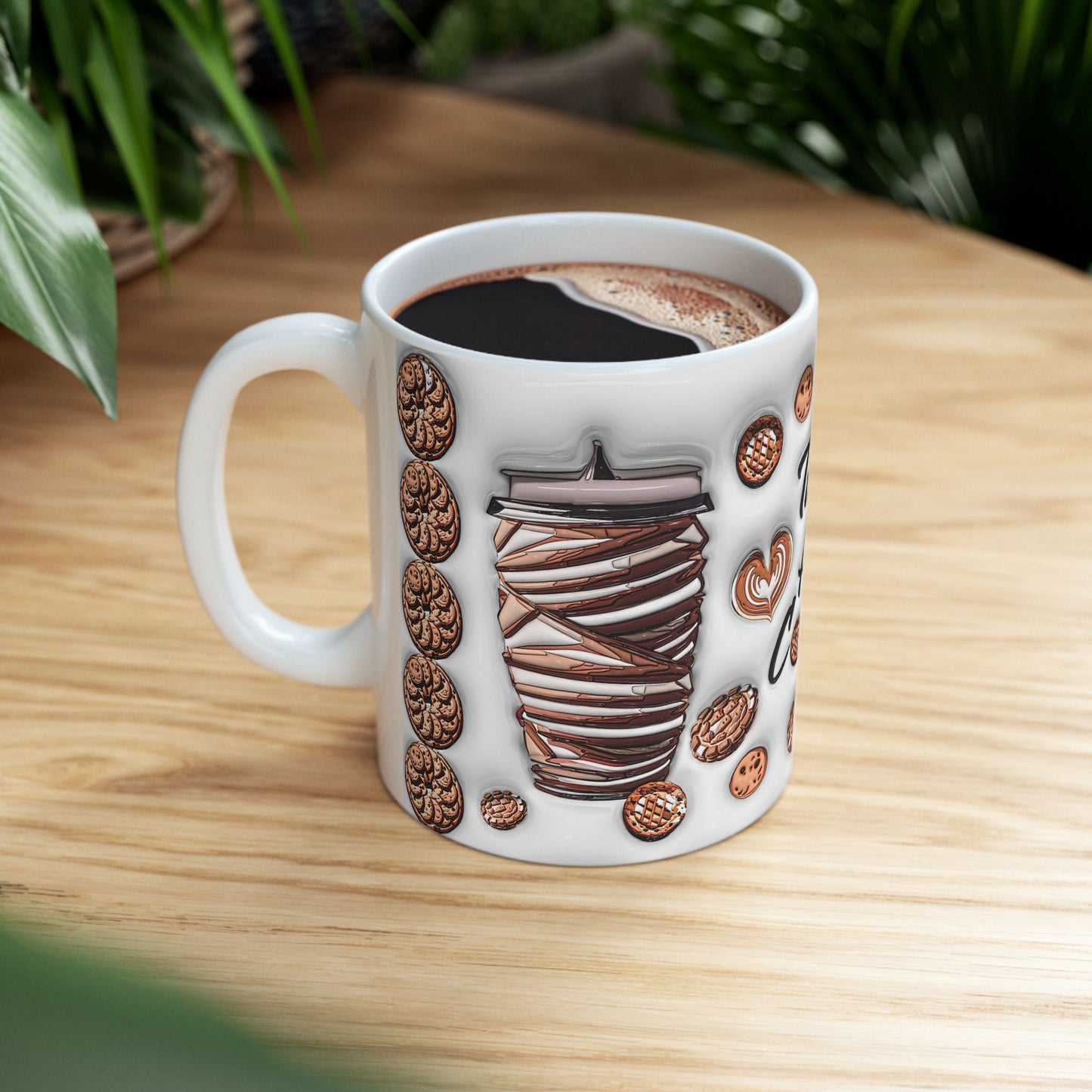 Time for Coffee Ceramic Mug - Perfect Gift for Coffee Lovers