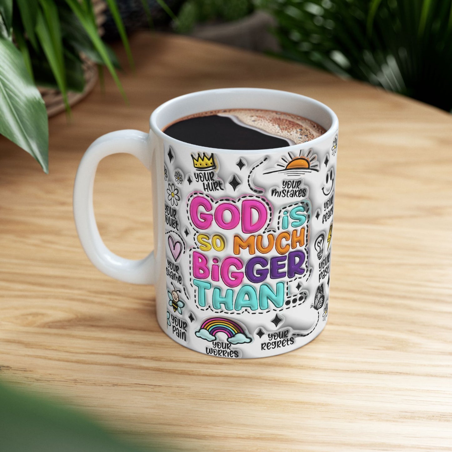 Inspirational Ceramic Mug - Perfect Gift for Motivation & Positivity