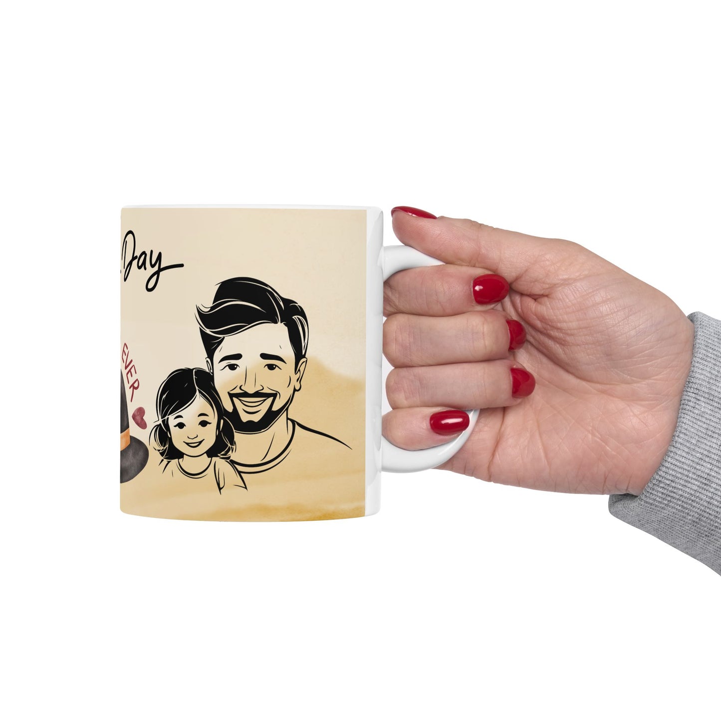 Best Dad Ever Ceramic Mug Perfect Father's Day Gift