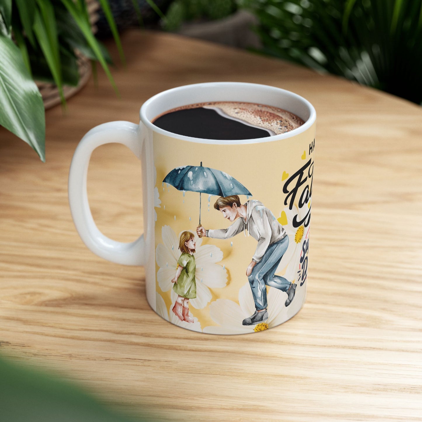 Happy Father's Day Mug - Super Dad Ceramic Coffee Mug