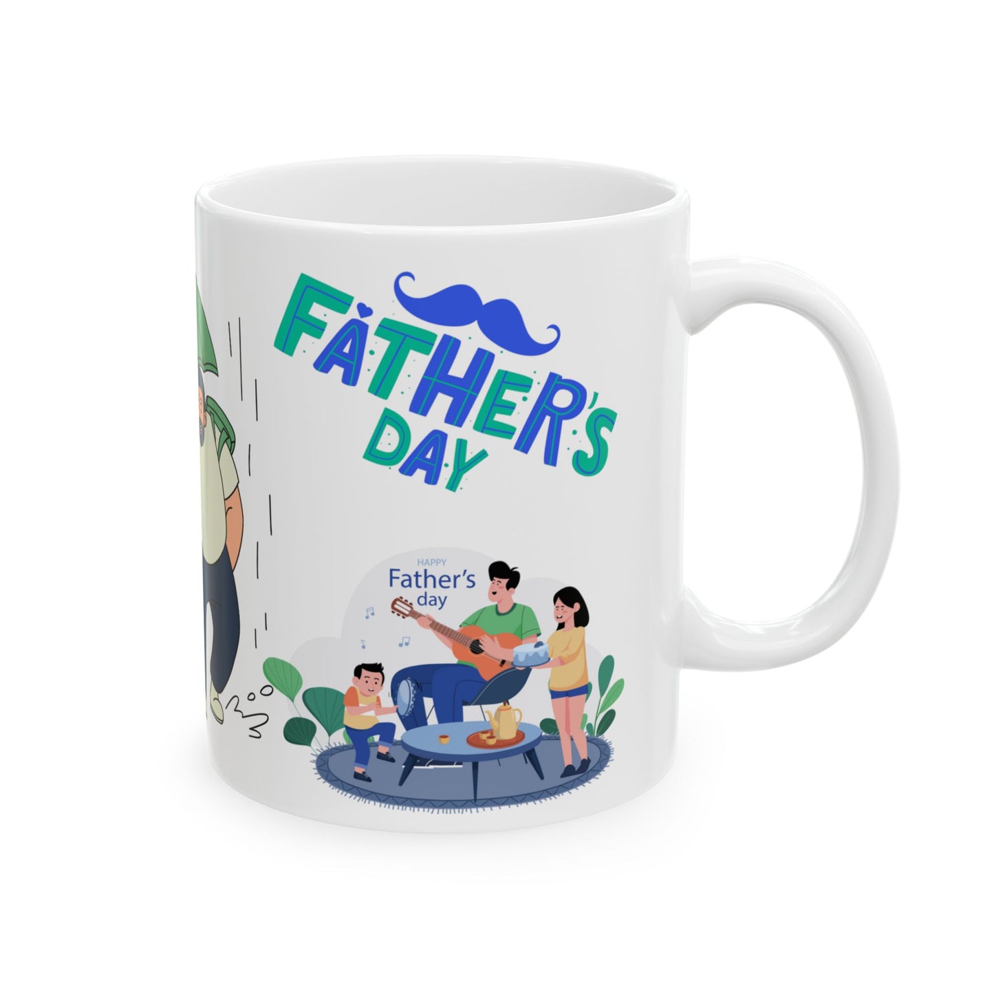 Father's Day Family Ceramic Mug