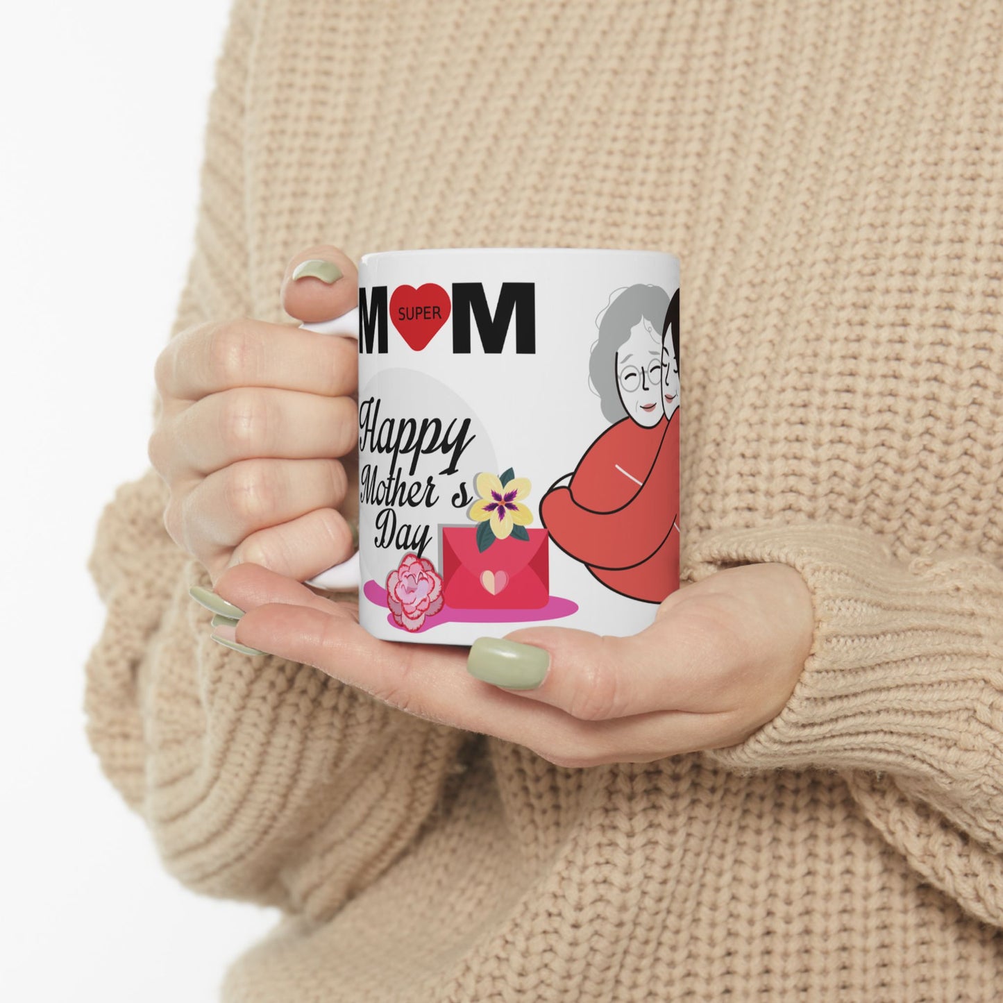 Emotional Support Ceramic Mug - Perfect Gift for Mother's Day & Friendship