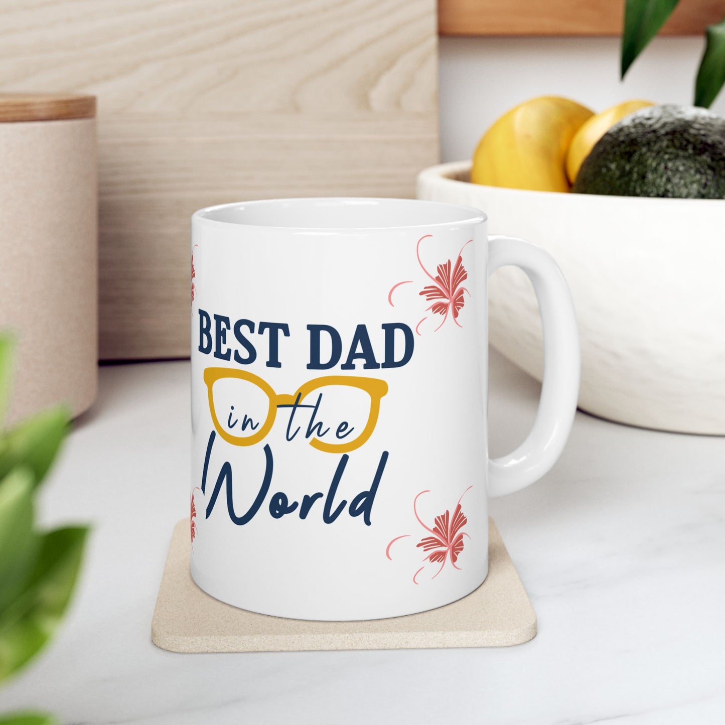 Best Dad Ceramic Mug Heartfelt Gift for Father's Day or Everyday