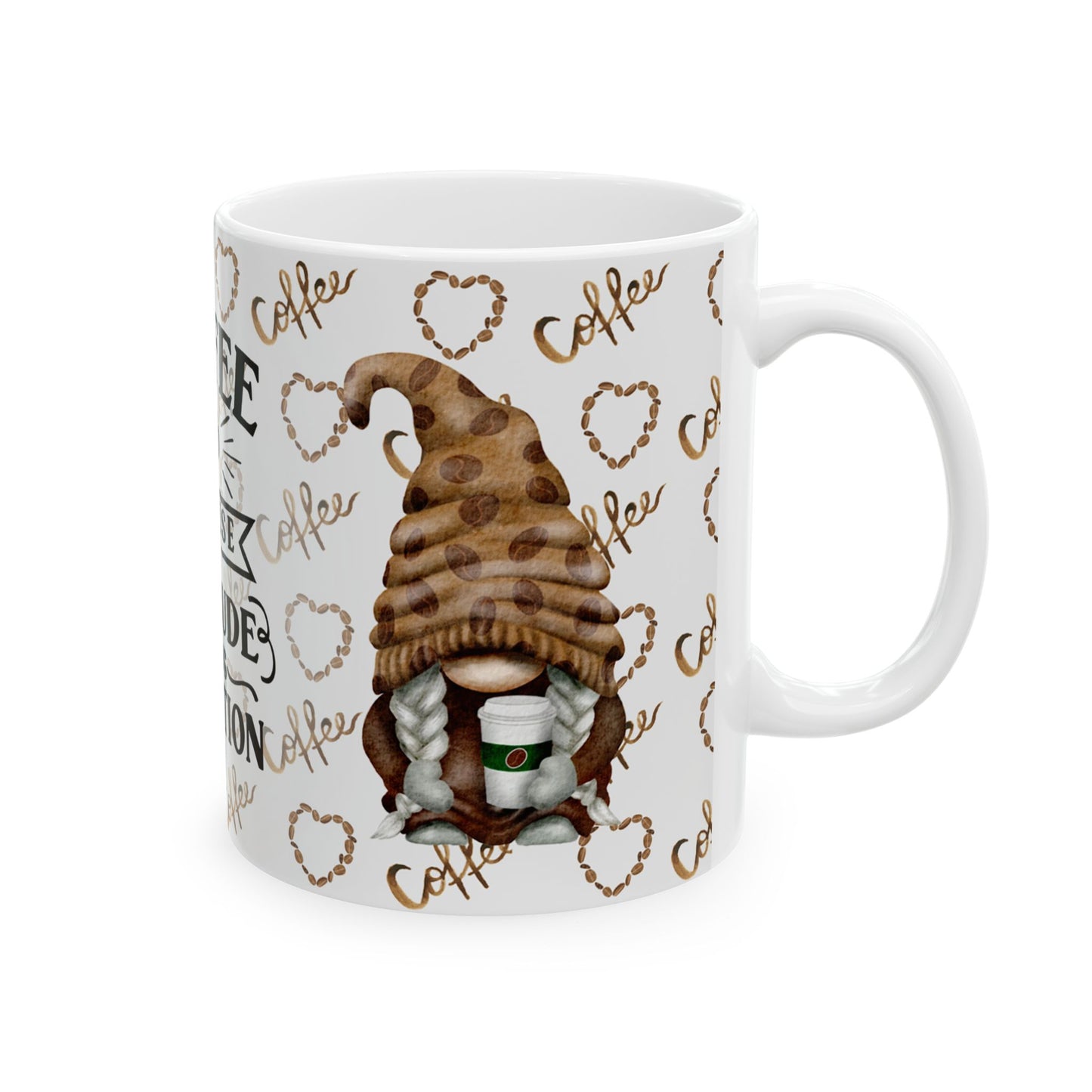 Coffee Attitude Ceramic Mug - 11oz Perfect Gift for Coffee Lovers