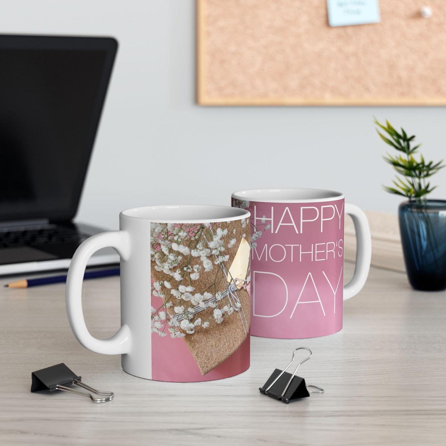 Floral Mother's Day Ceramic Mug - 11oz