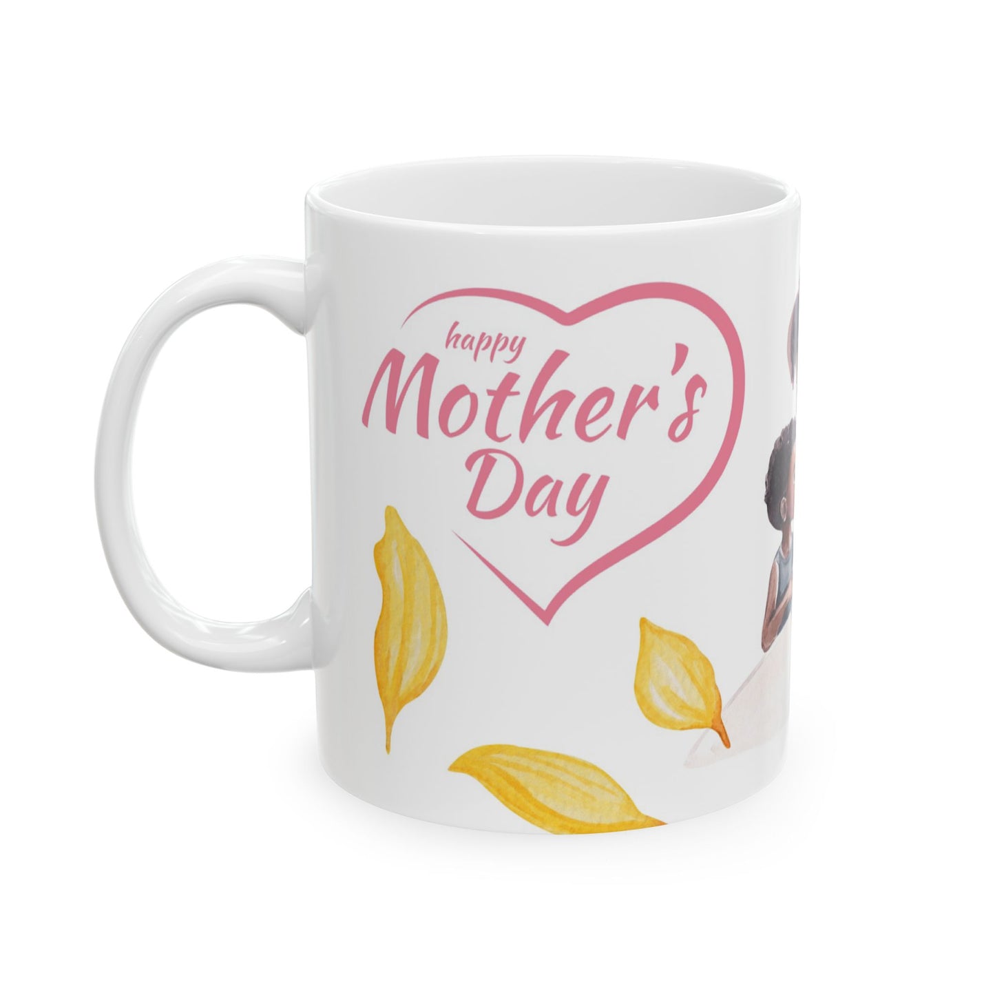Heartwarming Mother's Day Ceramic Mug - Sunflower Design