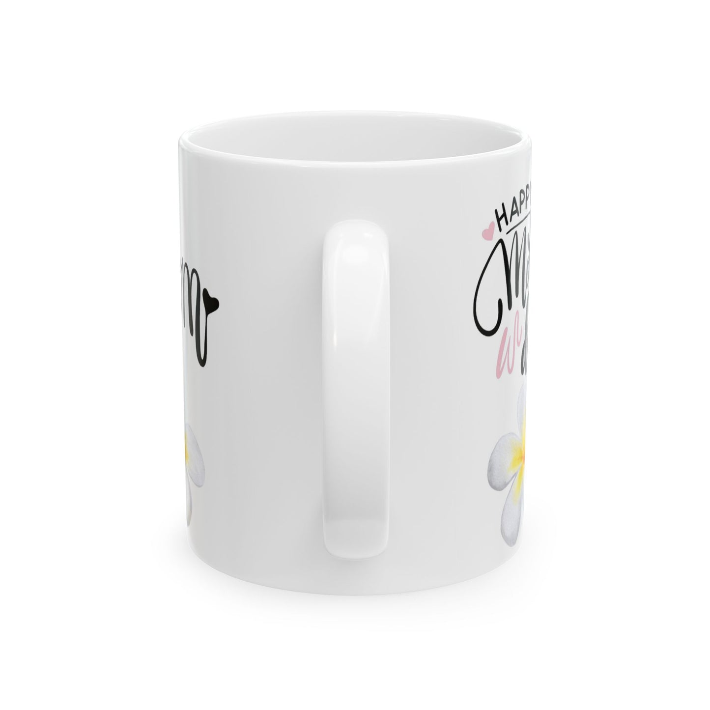 Mother's Day Floral Ceramic Mug | 11oz Sweet Mom Design