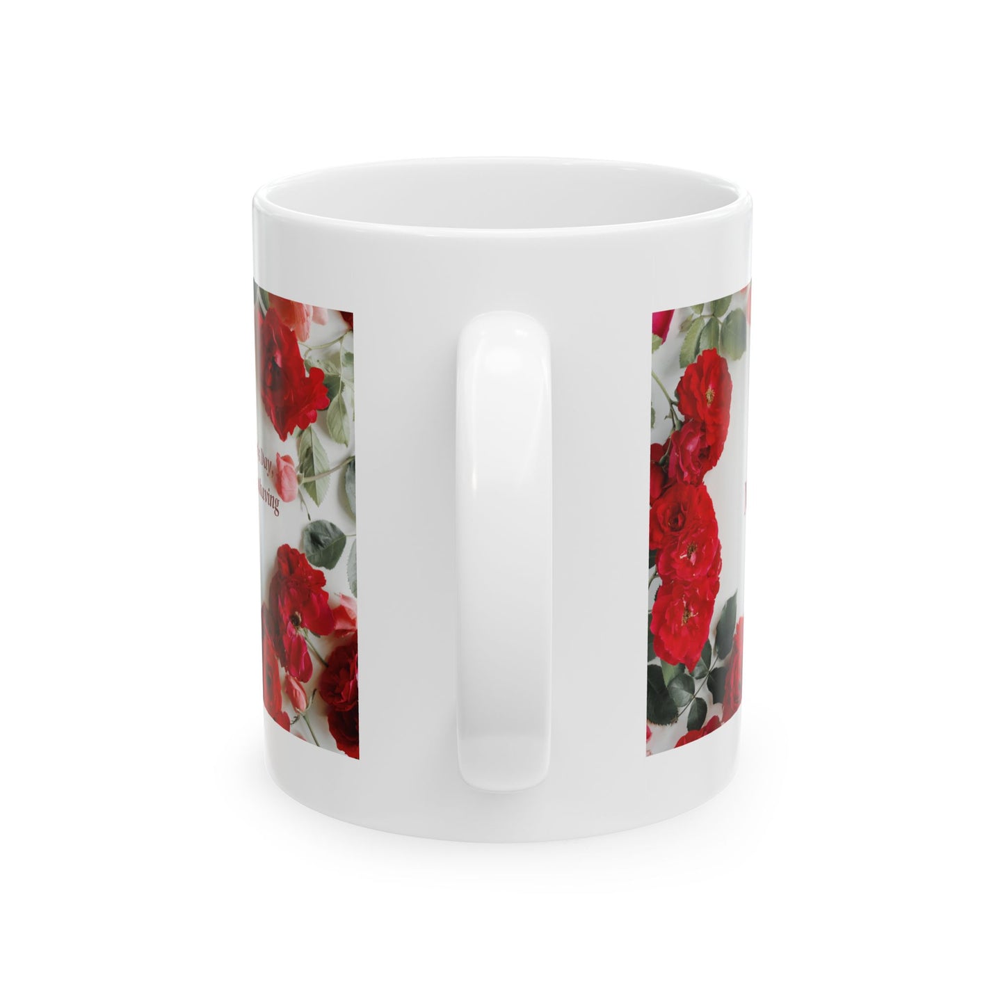 Floral Mother's Day Ceramic Mug Perfect Gift for Mom