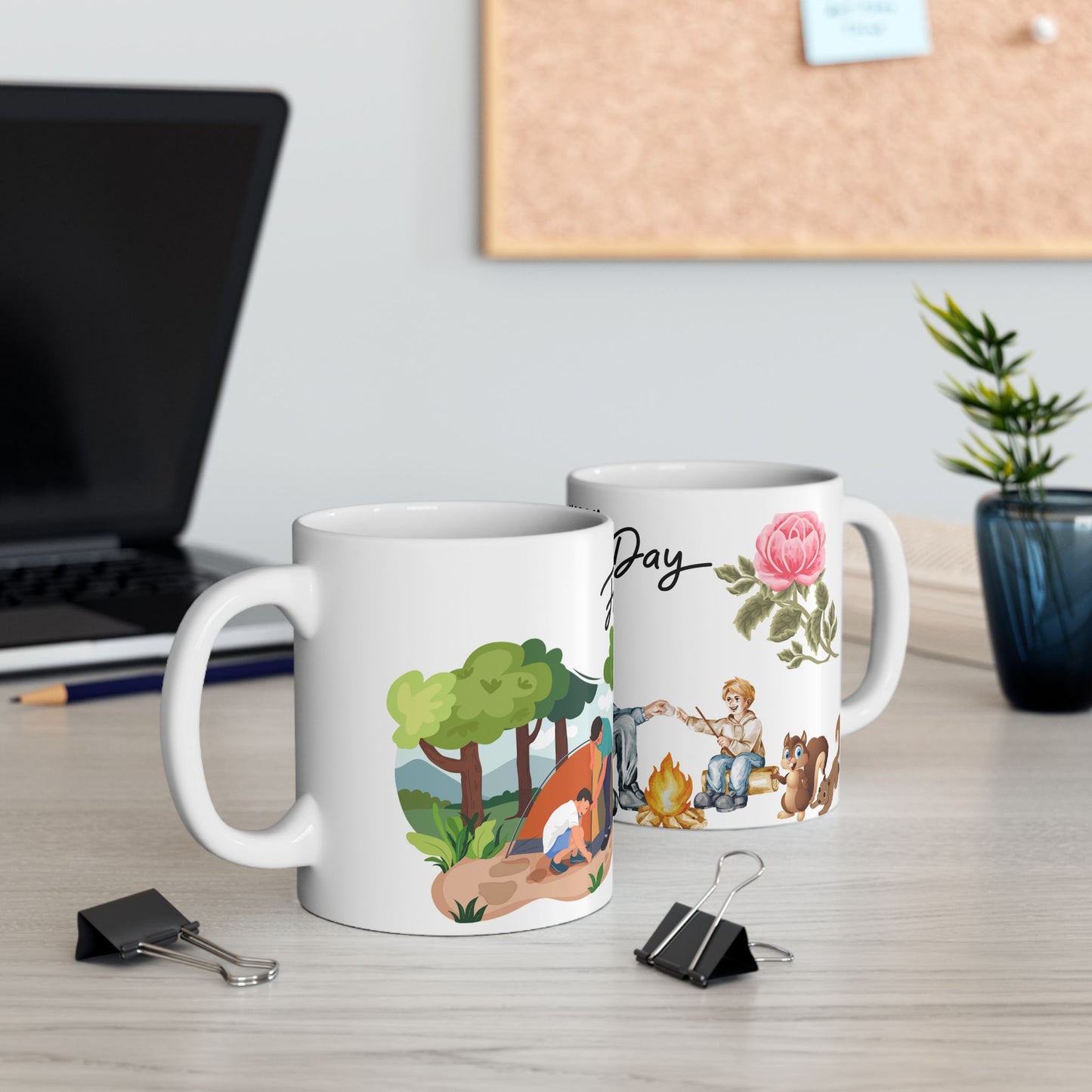 Happy Father's Day Ceramic Mug - Perfect Gift for Dads!