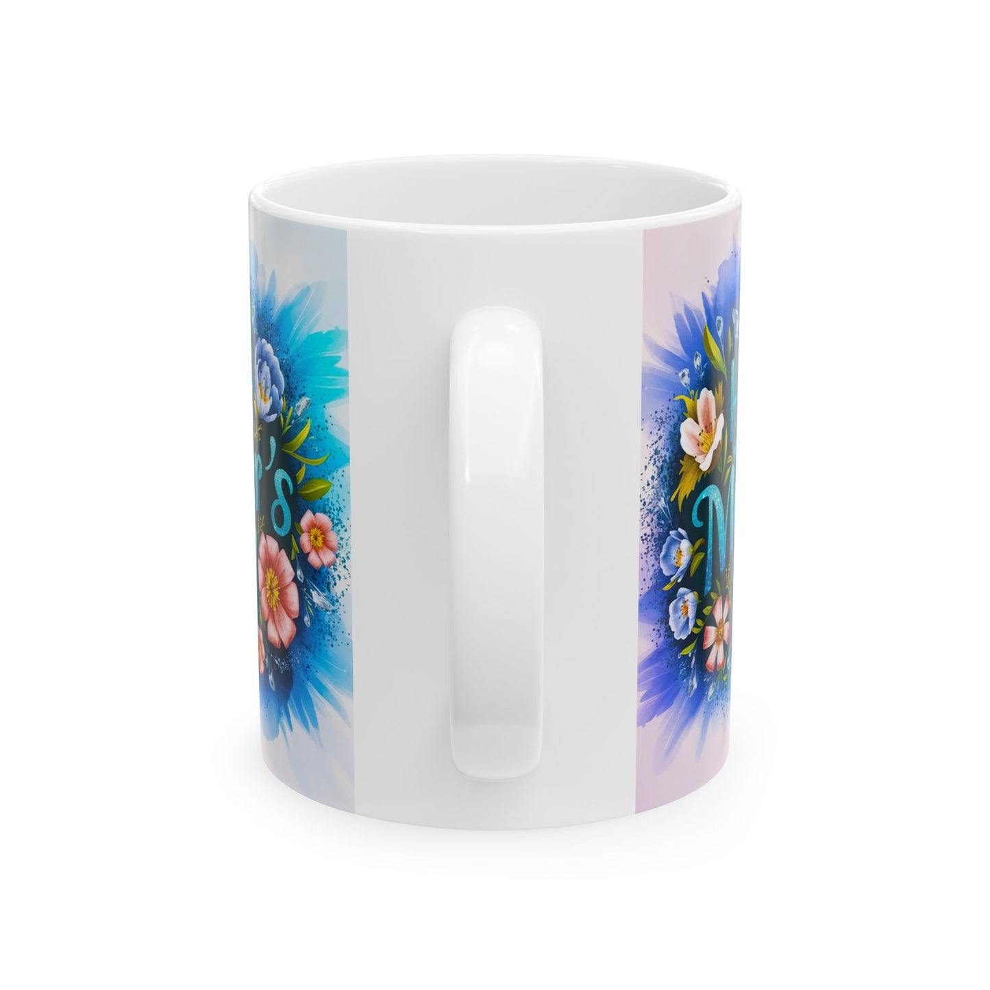 Happy Mother's Day Floral Ceramic Mug - 11oz