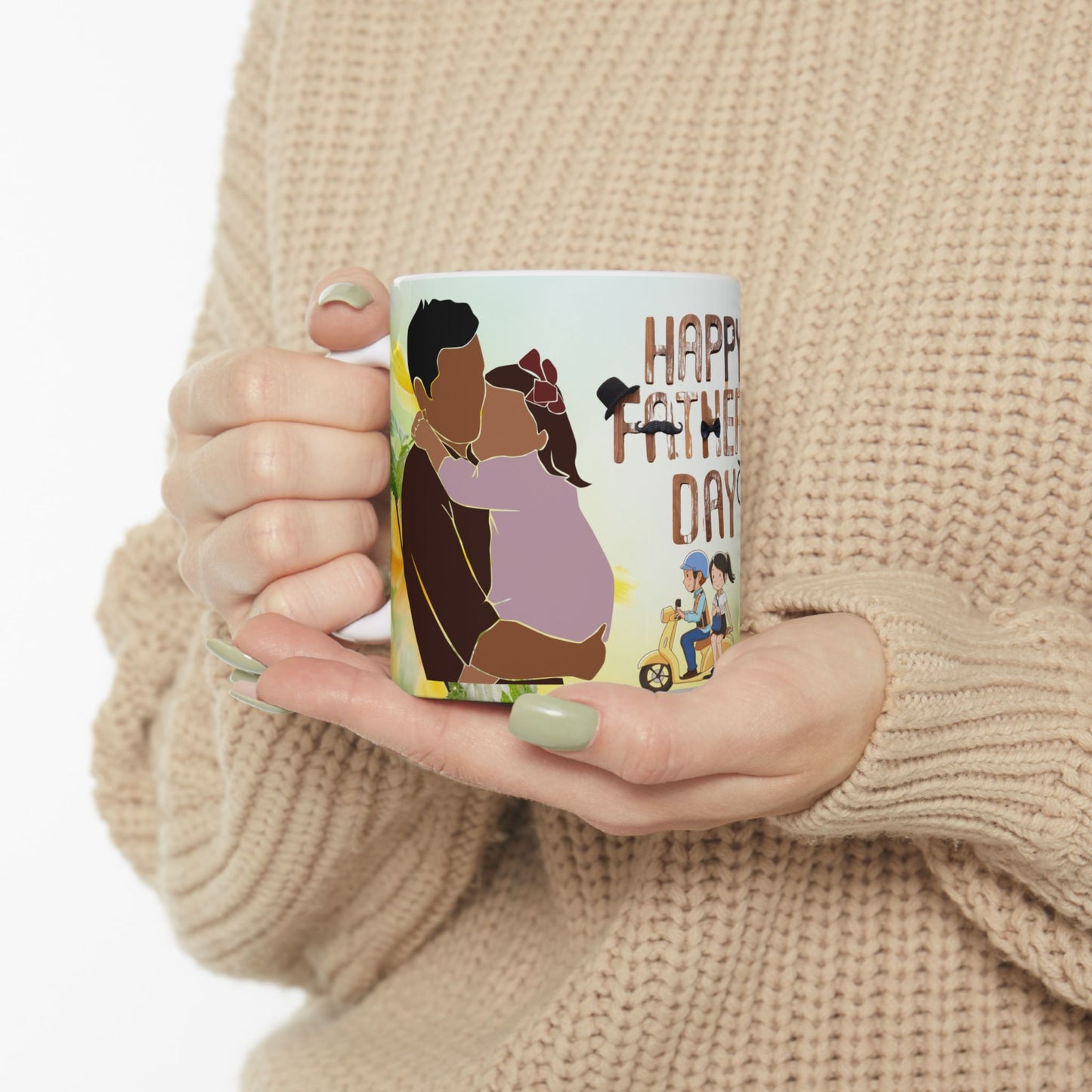 Happy Father's Day Coffee Mug - Fun & Unique Gift for Dads