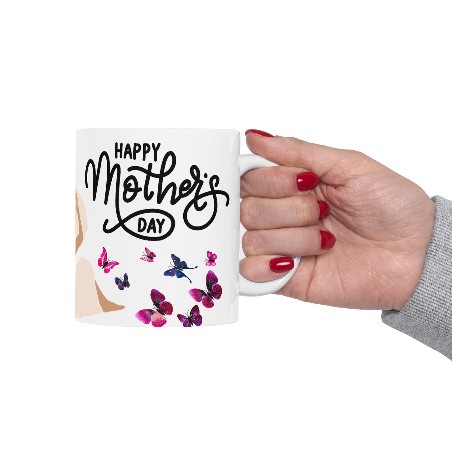 Mother's Day Ceramic Mug - Heartwarming Gift for Moms - 11oz