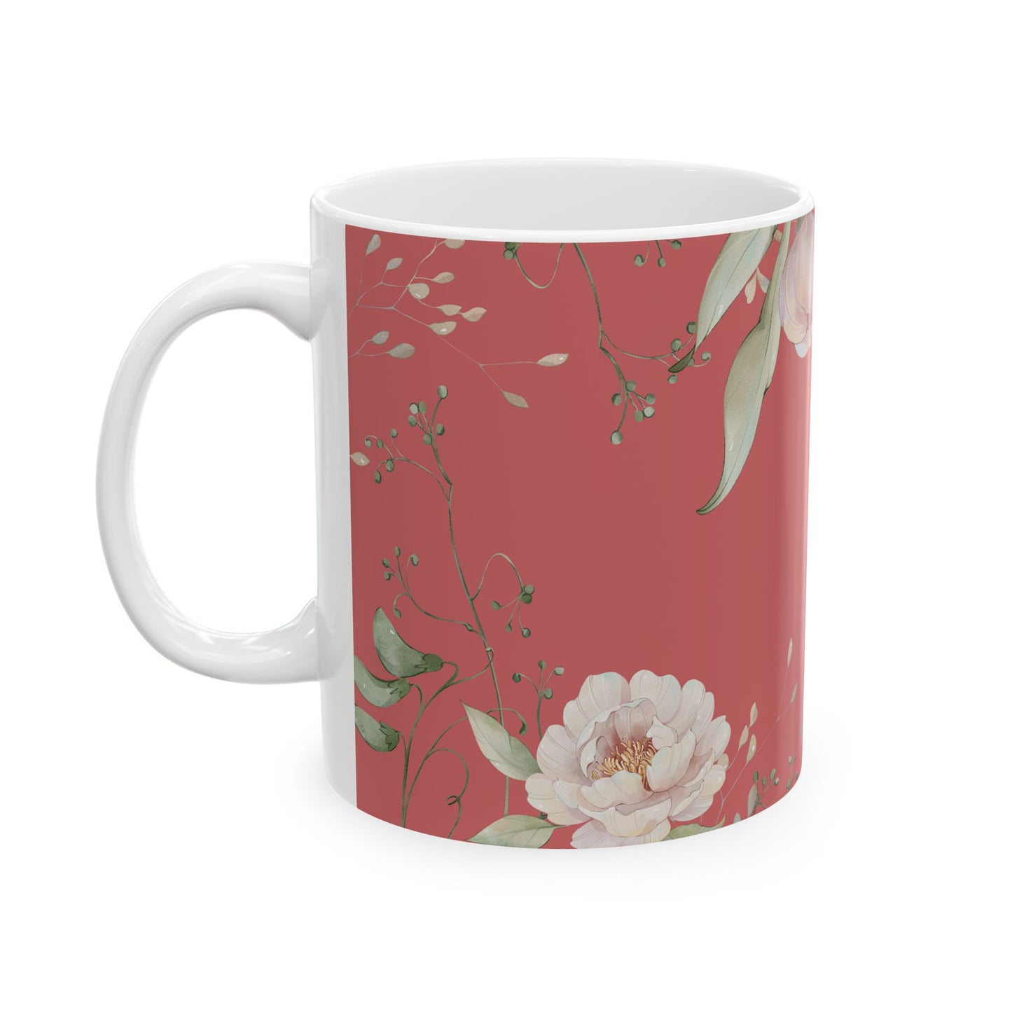 Floral Love for Mom Ceramic Mug – Perfect Gift for Mother’s Day