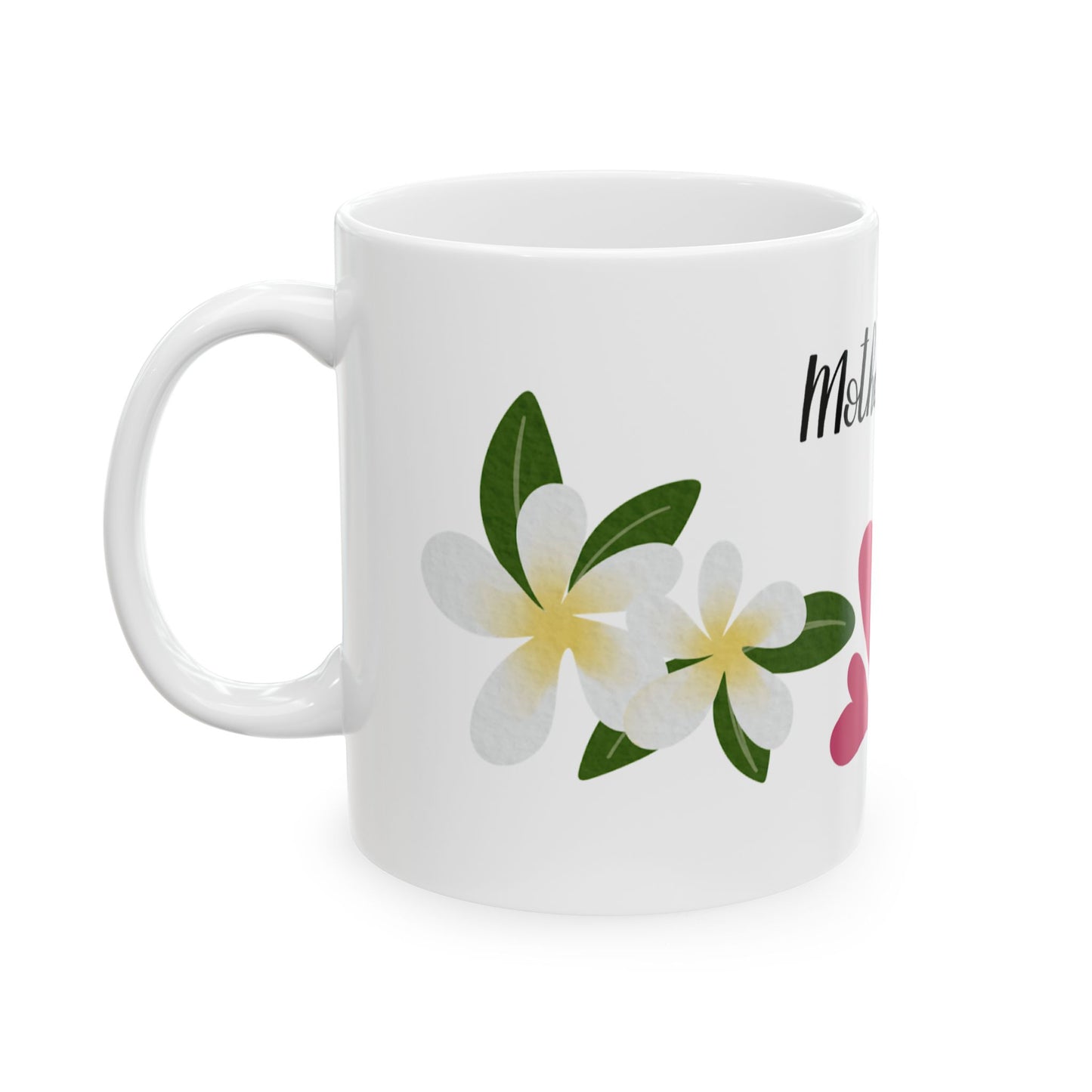 Happy Mother's Day Floral Ceramic Mug - Perfect Gift for Mom 11oz