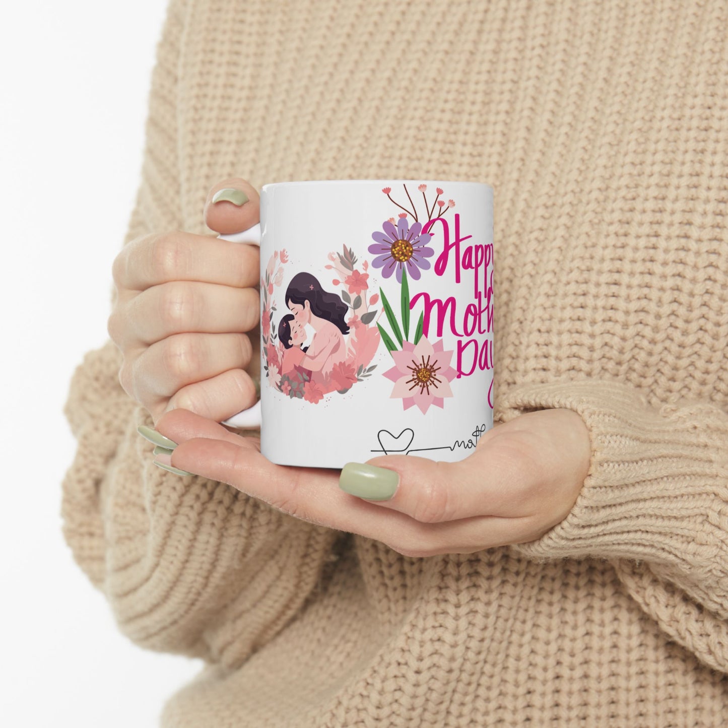 Happy Mother's Day Floral Ceramic Mug