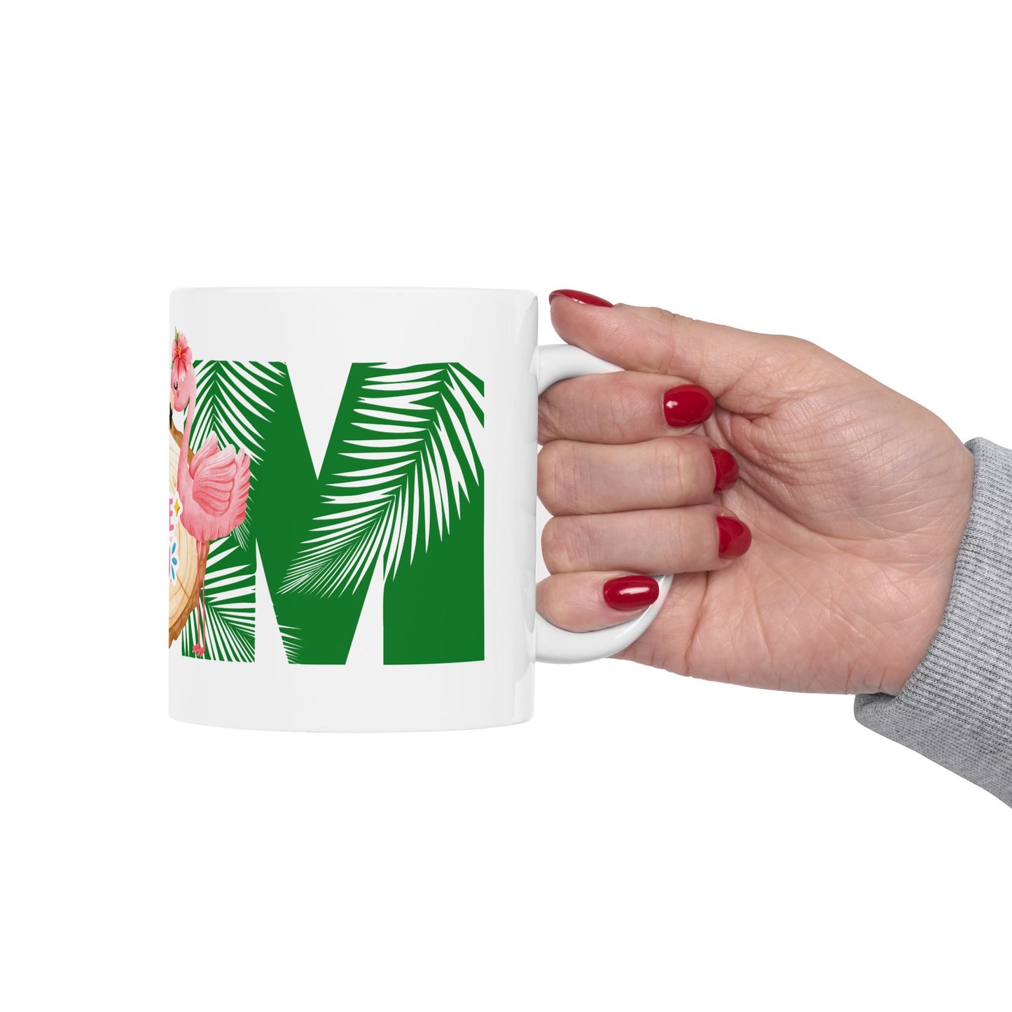 Tropical Love You Ceramic Mug - Perfect Gift for Summer Celebrations