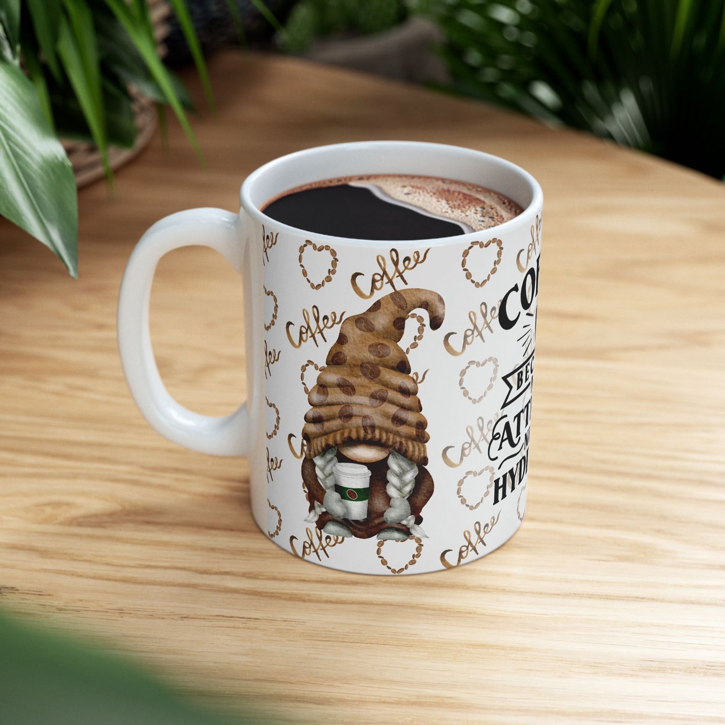 Coffee Attitude Ceramic Mug - 11oz Perfect Gift for Coffee Lovers