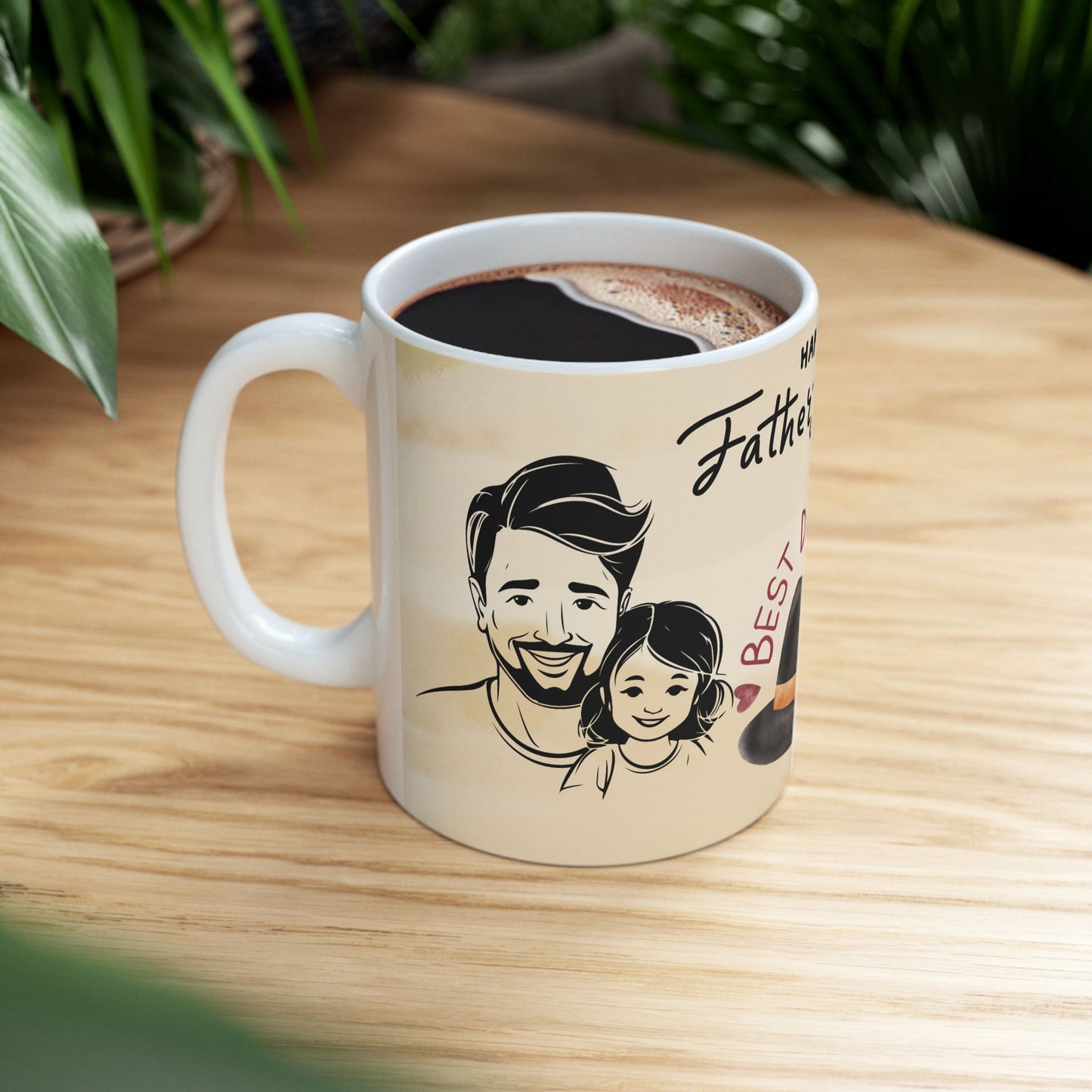 Best Dad Ever Ceramic Mug Perfect Father's Day Gift