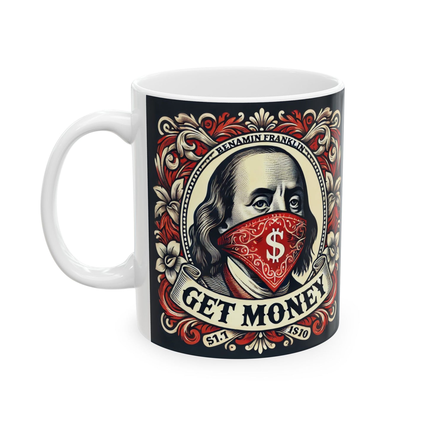Get Money Vintage Ceramic Mug - 11oz