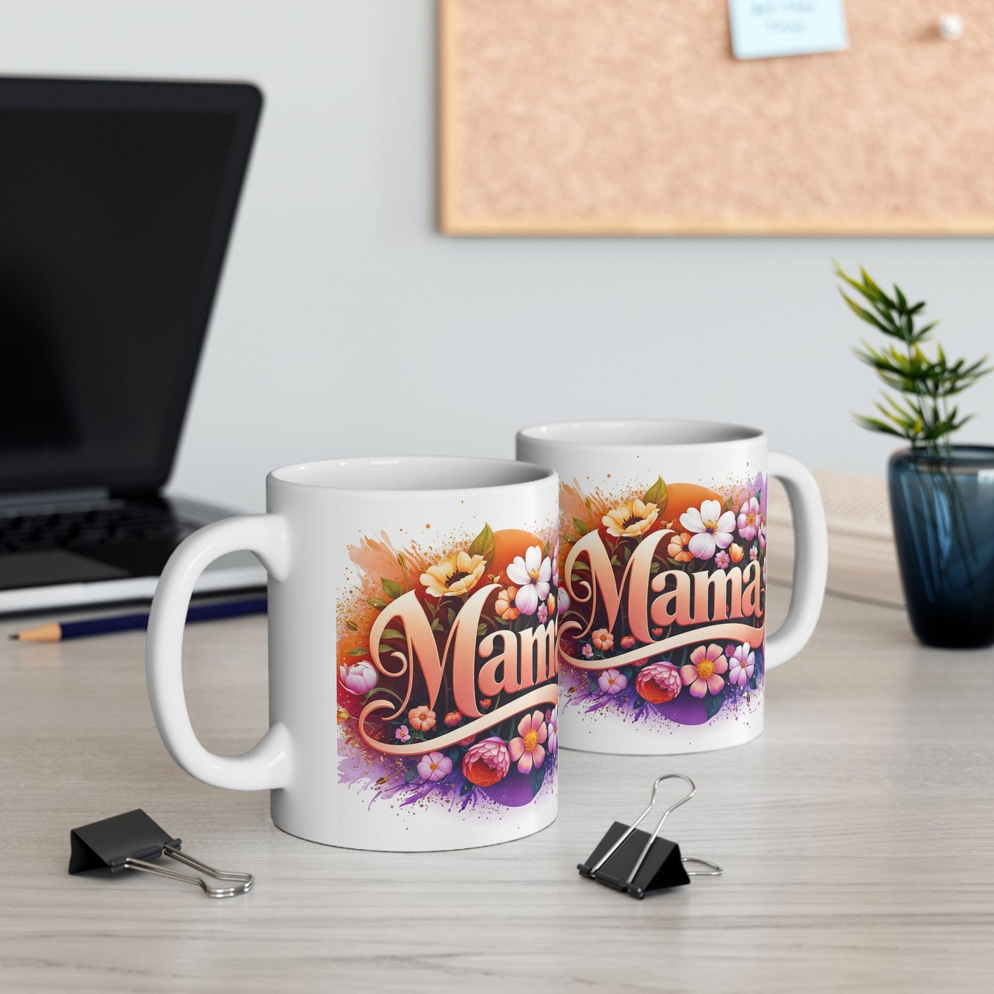 Floral Mama Ceramic Mug - Perfect Gift for Mother's Day