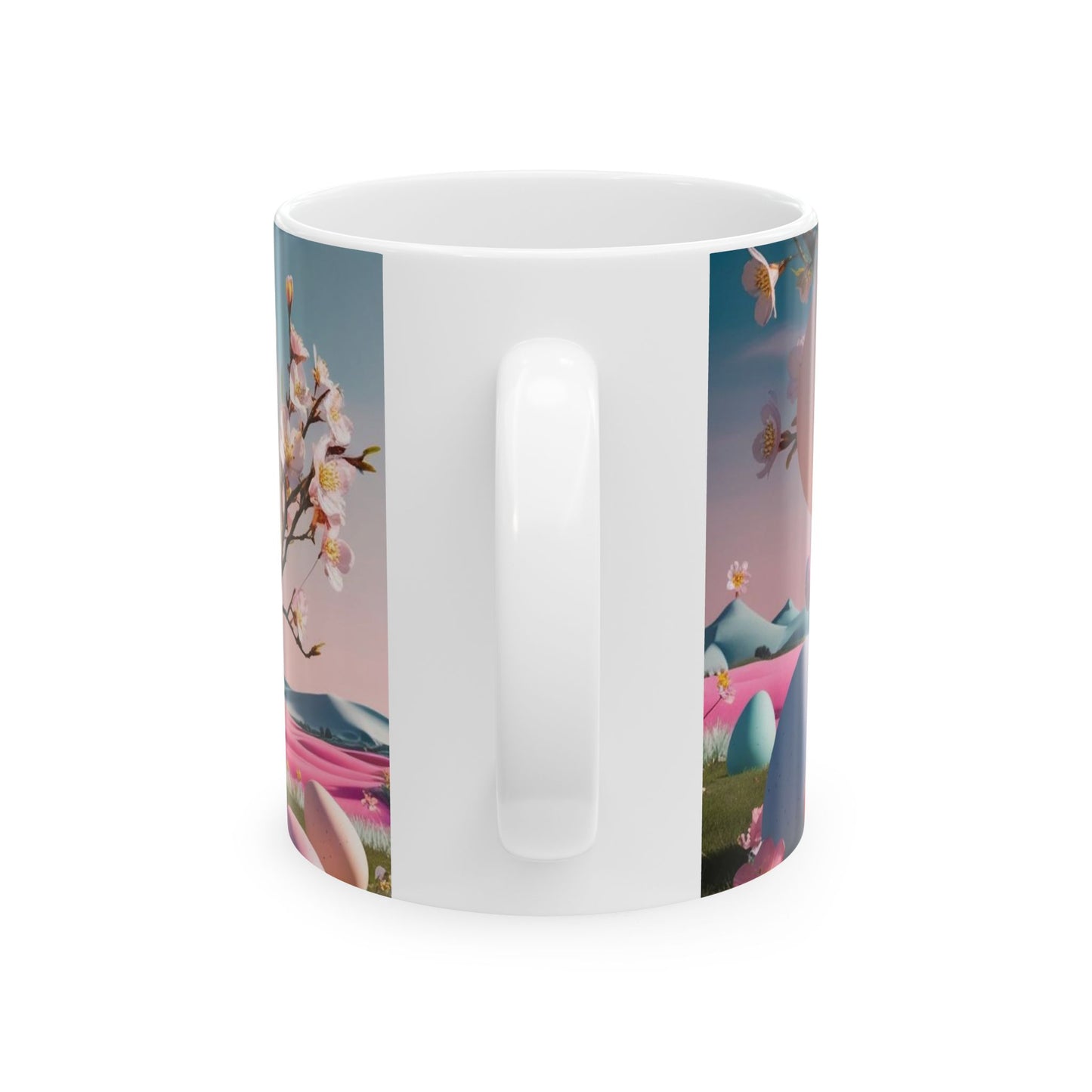 Colorful Easter Egg Spring Blossom Mug