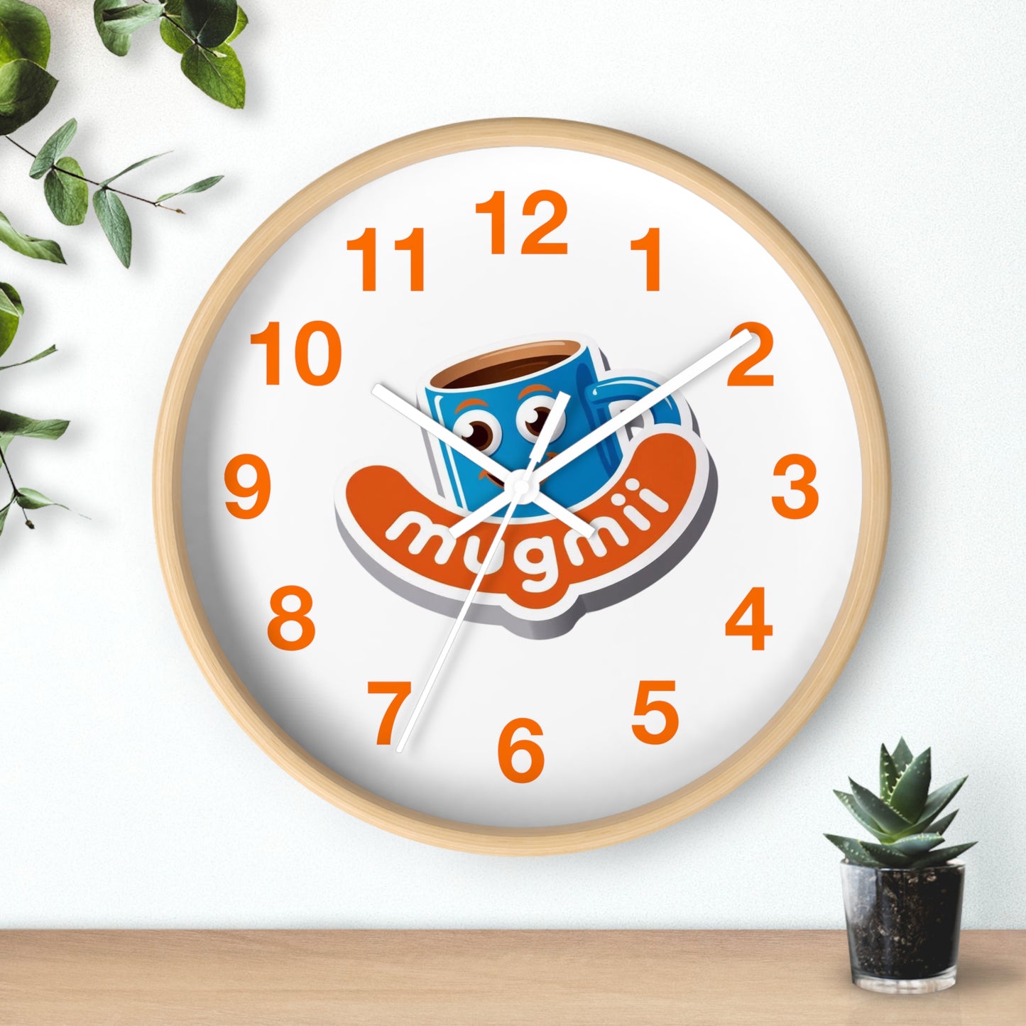 Cute Coffee Mug Wall Clock - Fun Home Decor for Coffee Lovers