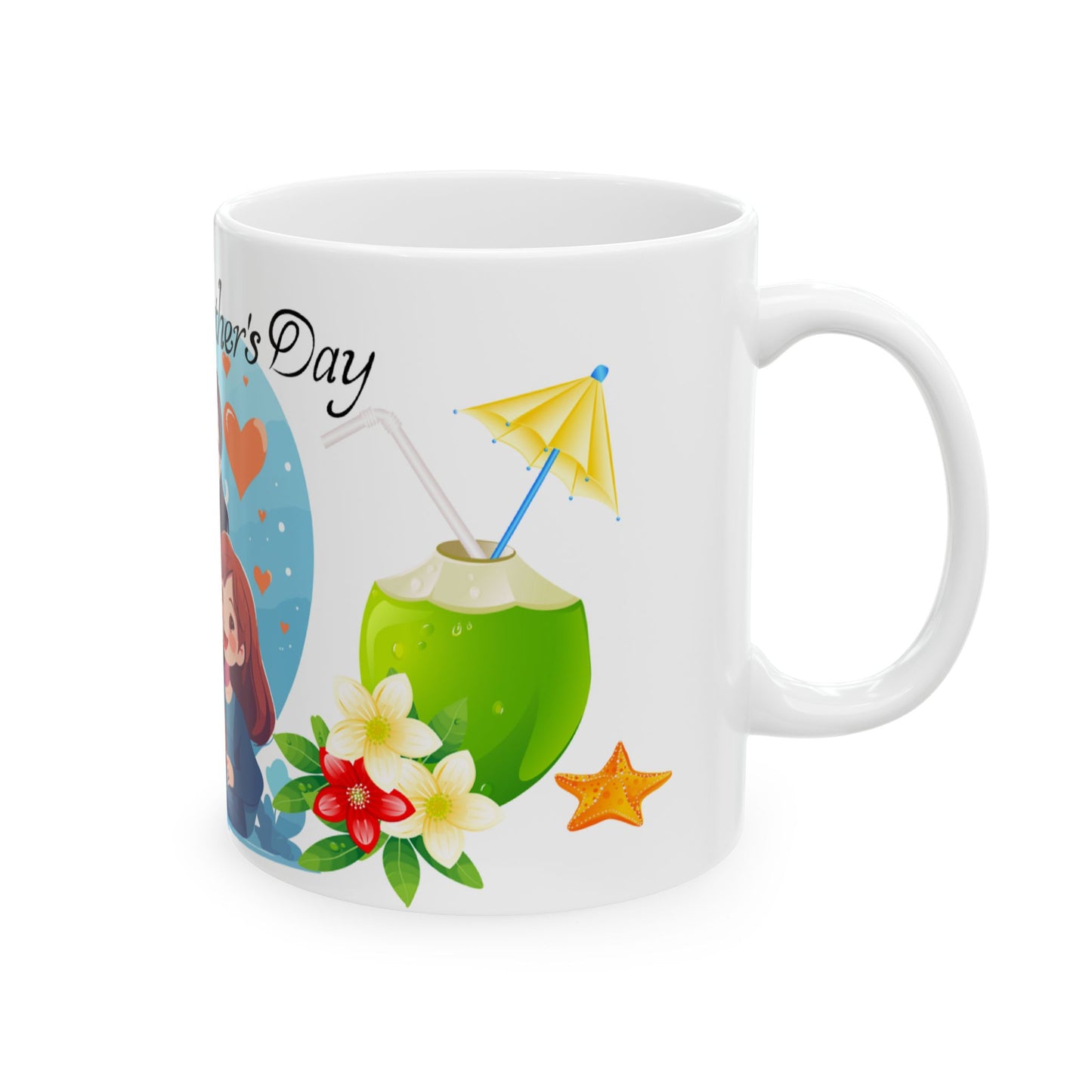 Happy Mother's Day Ceramic Mug - Heartwarming Gift for Moms 11oz