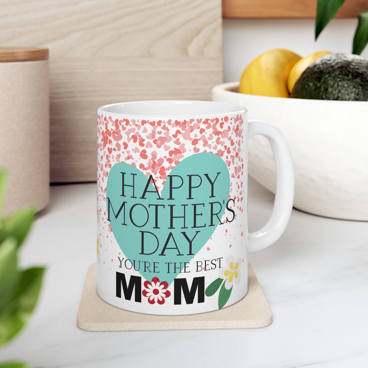 Happy Mother's Day Ceramic Mug - Perfect Gift for Moms 11oz