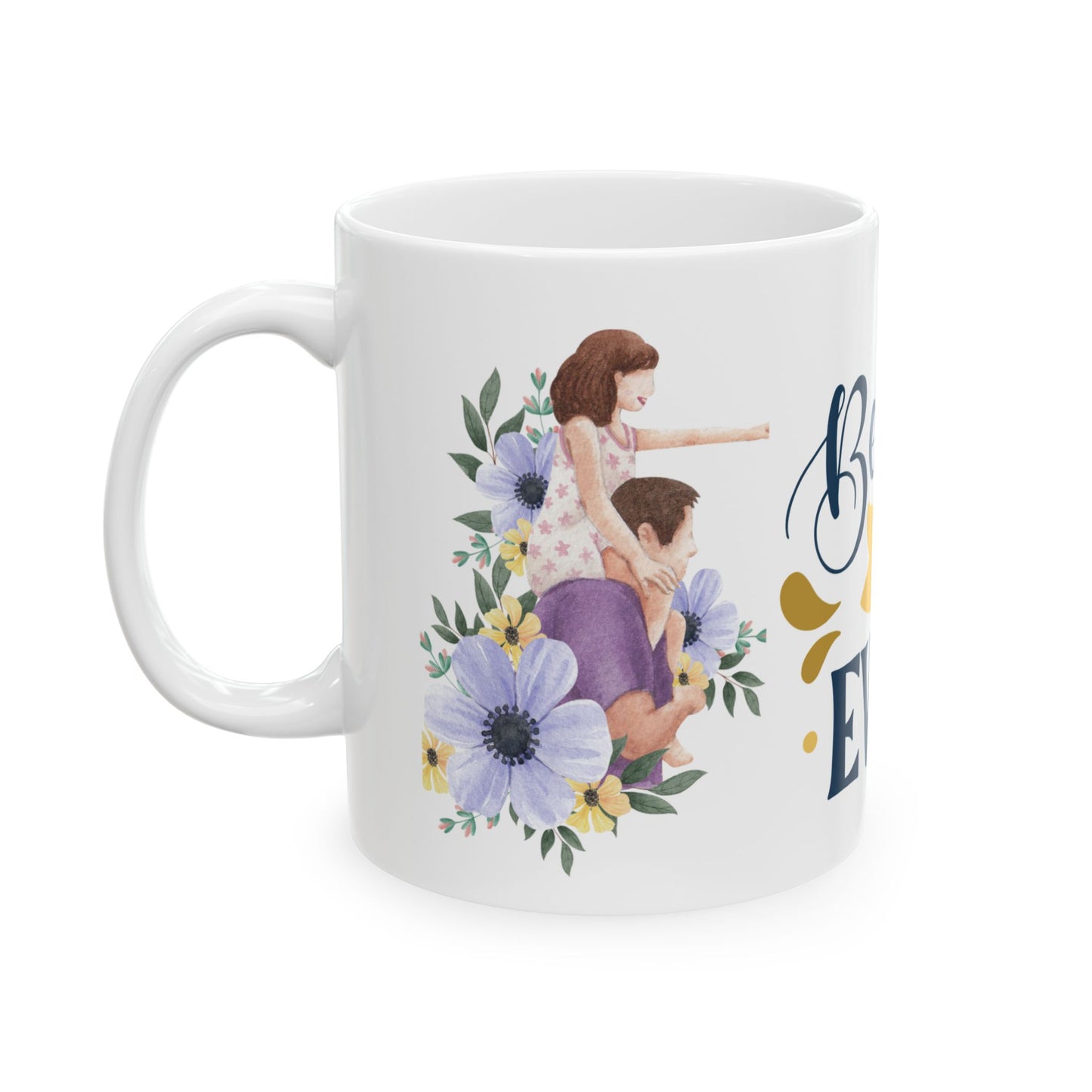 Best Dad Ever Ceramic Mug - Perfect Gift for Father's Day or Any Occasion