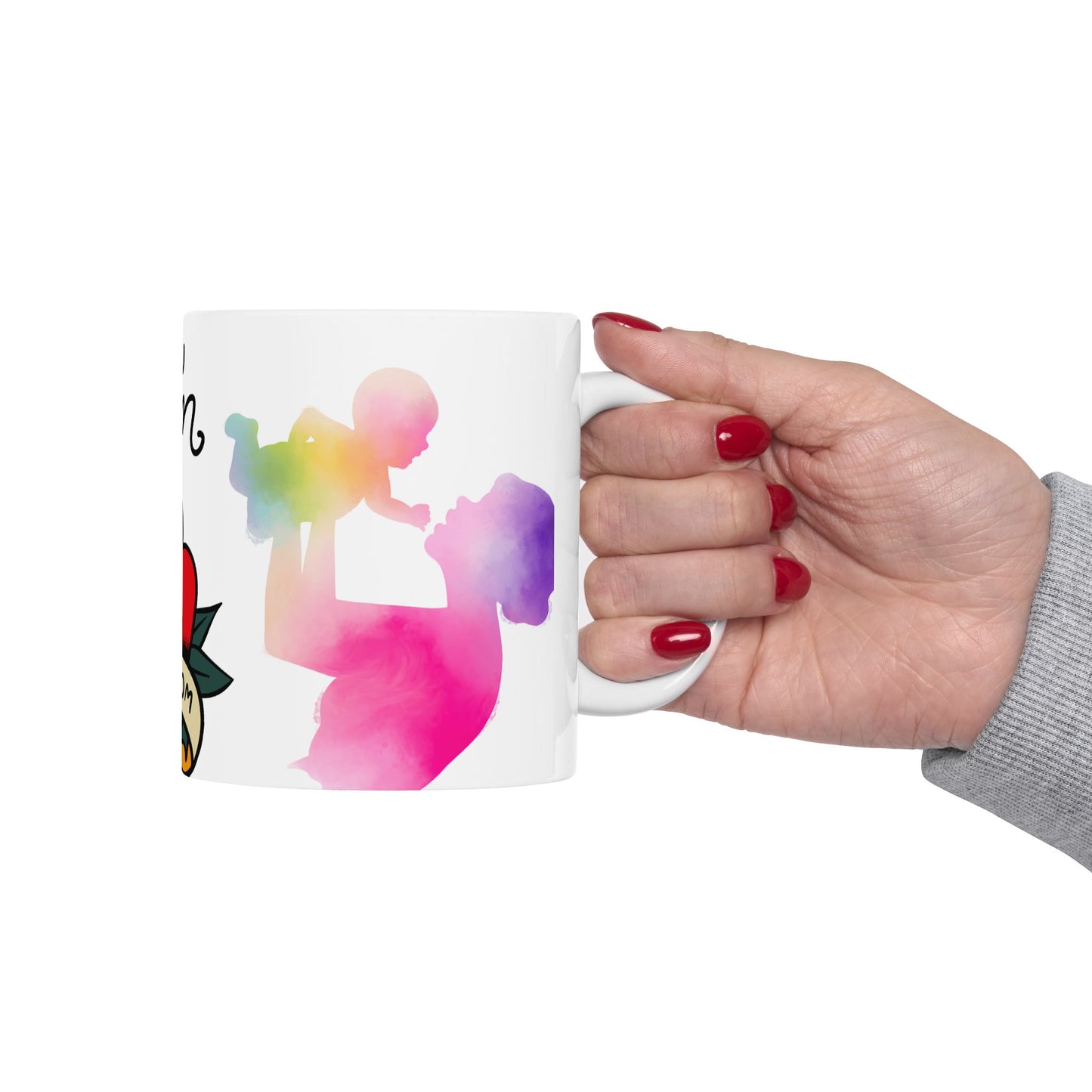 Best Mom Ceramic Coffee Mug | I Love You Mom | Perfect Gift for Mother’s Day