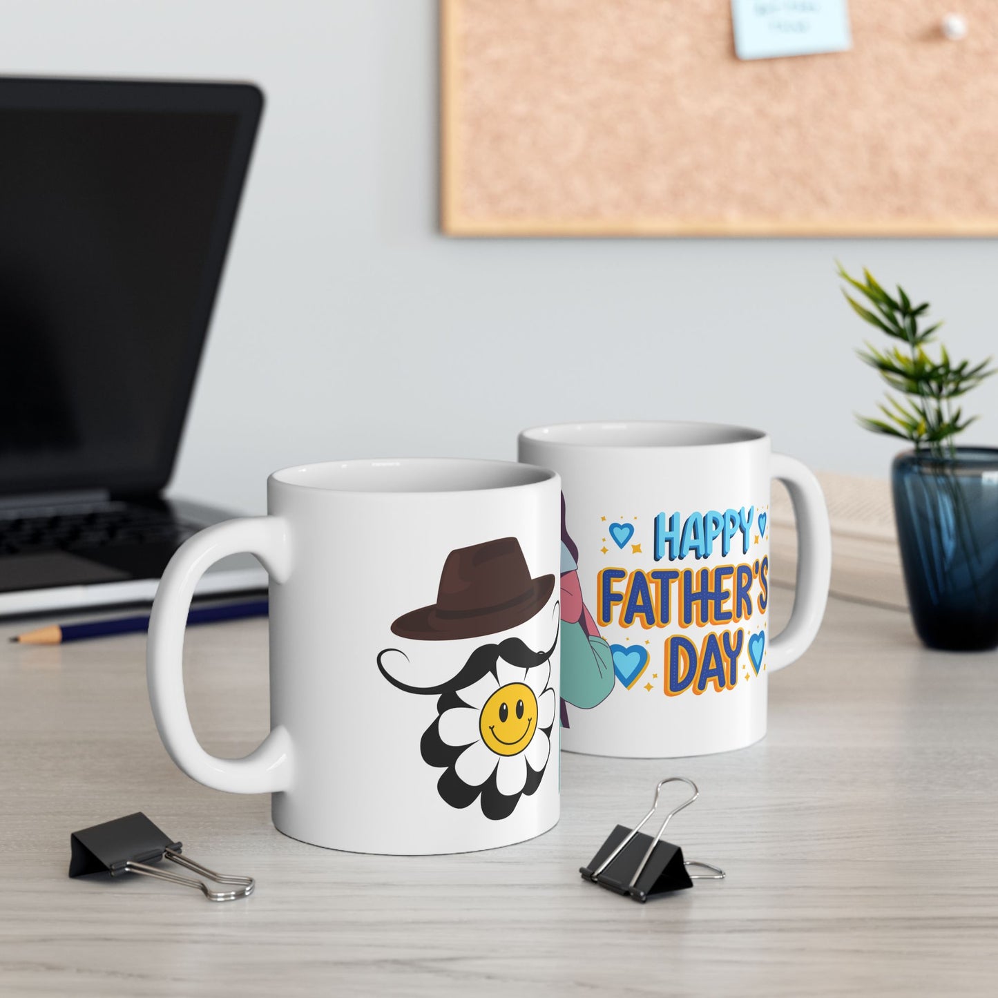 I Love Dad Ceramic Mug - Perfect Gift for Father's Day