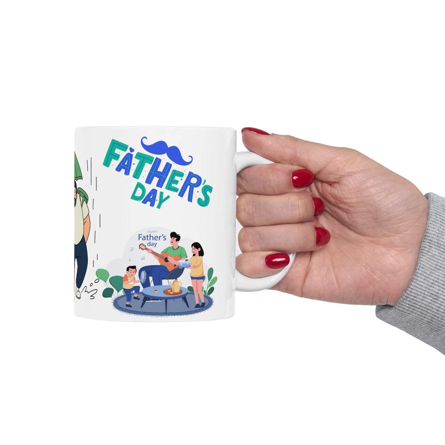 Father's Day Family Ceramic Mug
