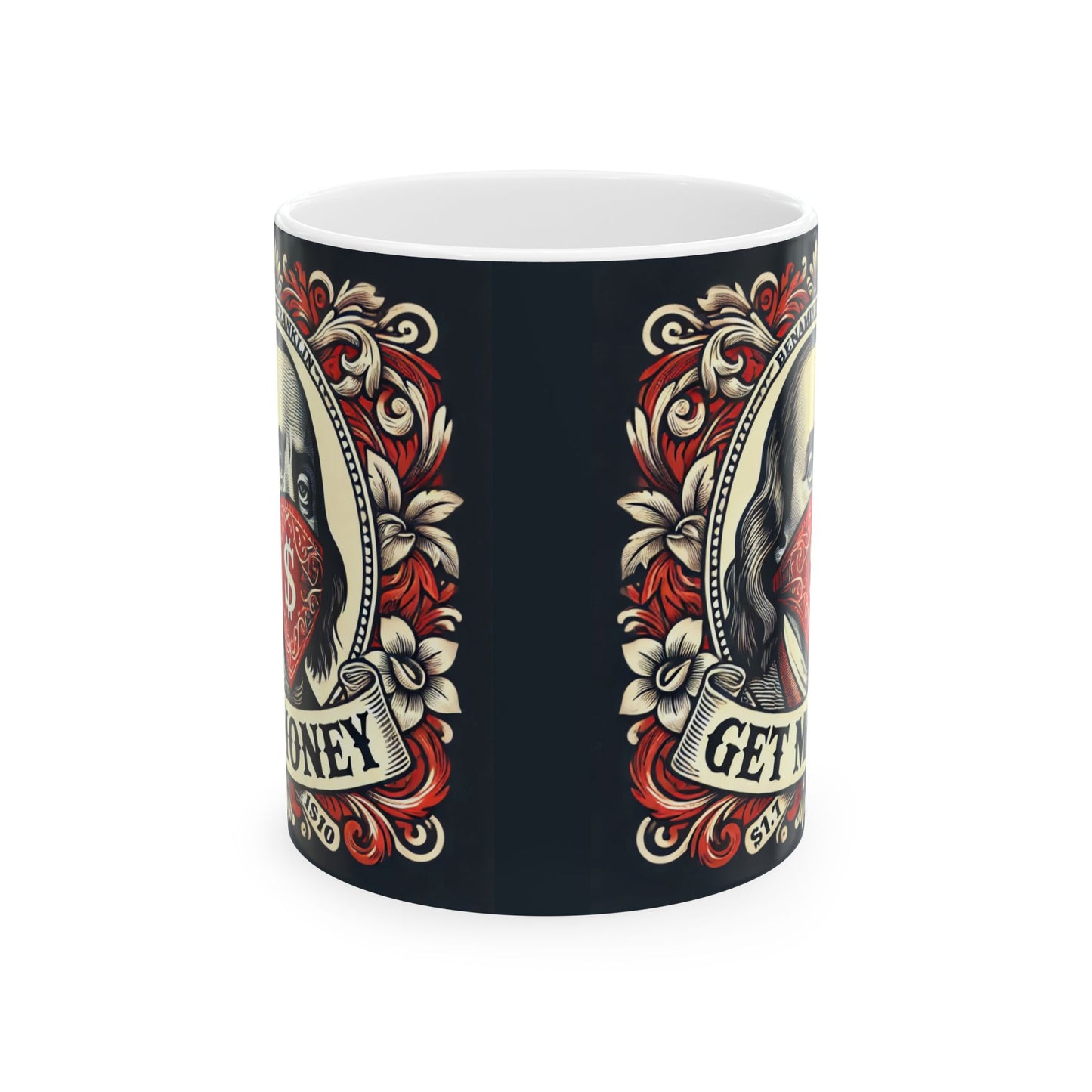 Get Money Vintage Ceramic Mug - 11oz