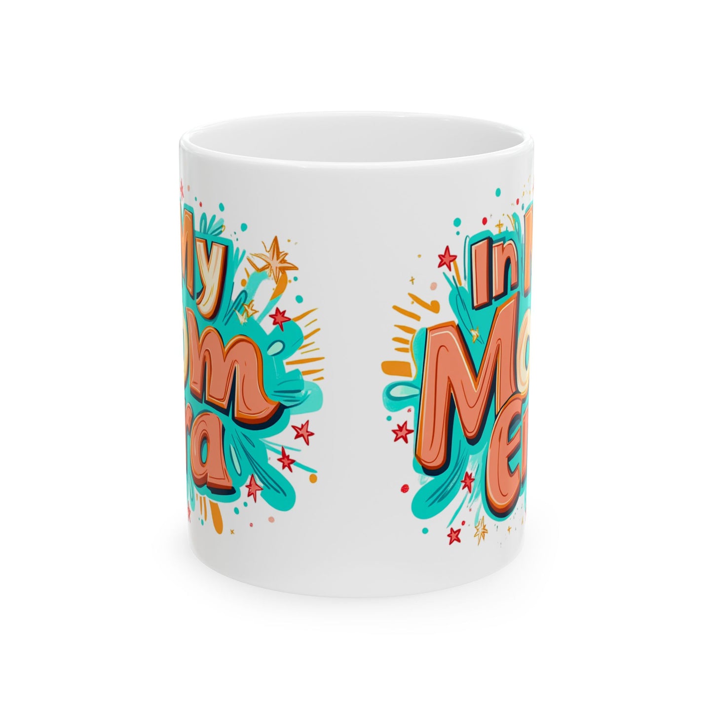Colorful Mom Themed Ceramic Mug - Perfect Gift for Mother's Day or Any Occasion