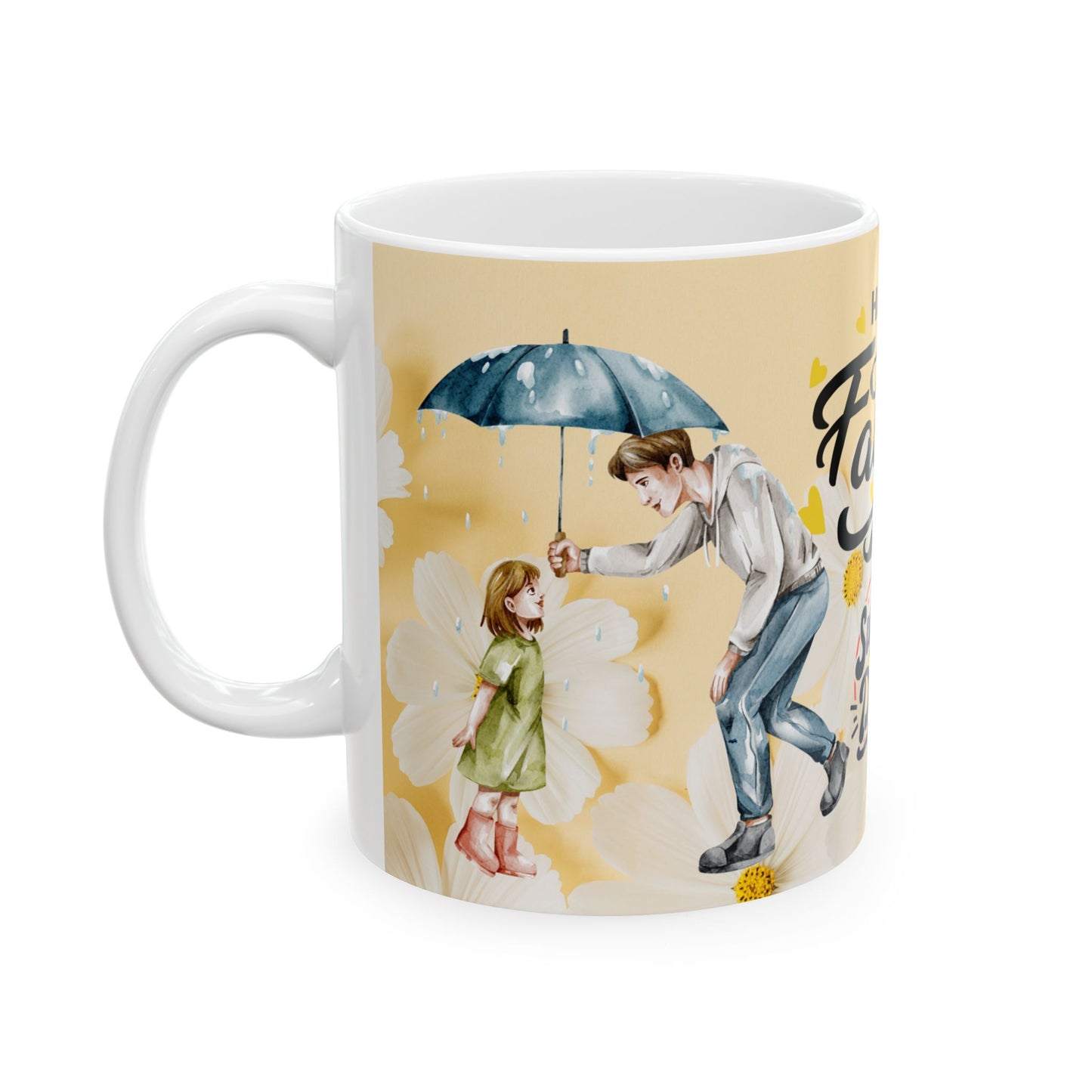 Happy Father's Day Mug - Super Dad Ceramic Coffee Mug