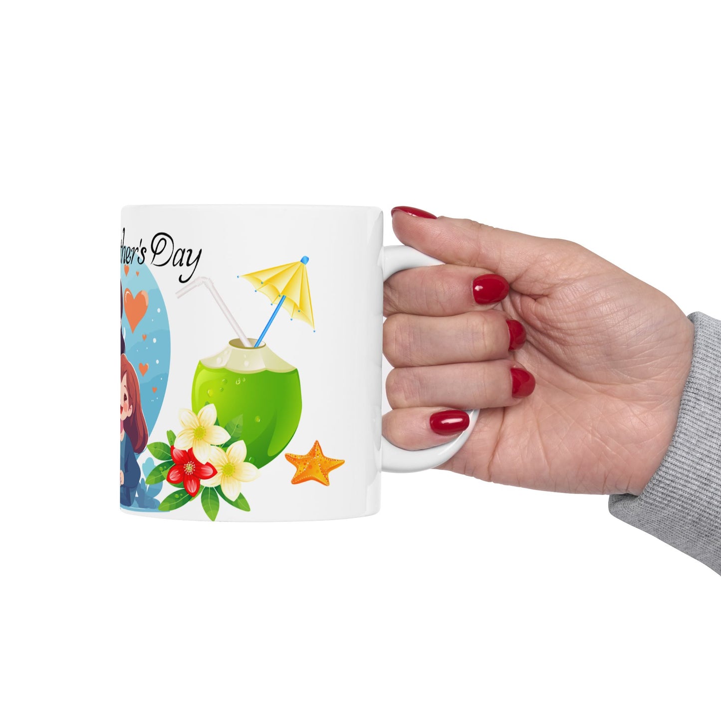 Happy Mother's Day Ceramic Mug - Heartwarming Gift for Moms 11oz