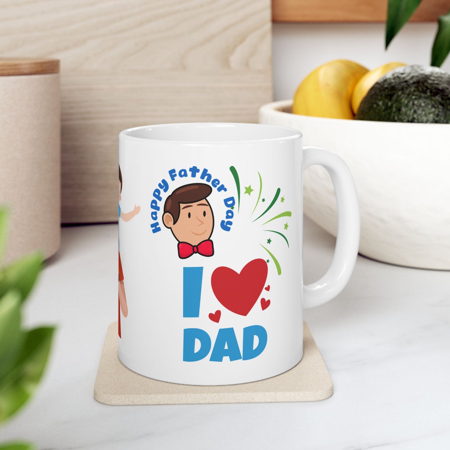 Father's Day Ceramic Mug - Happy Father's Day Coffee Cup