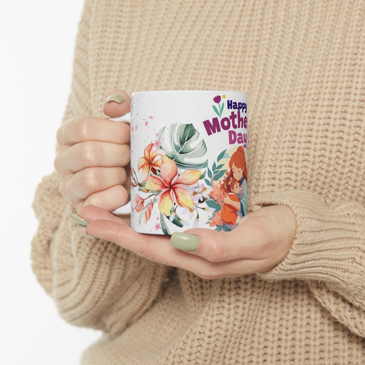 Happy Mother's Day Floral Ceramic Mug