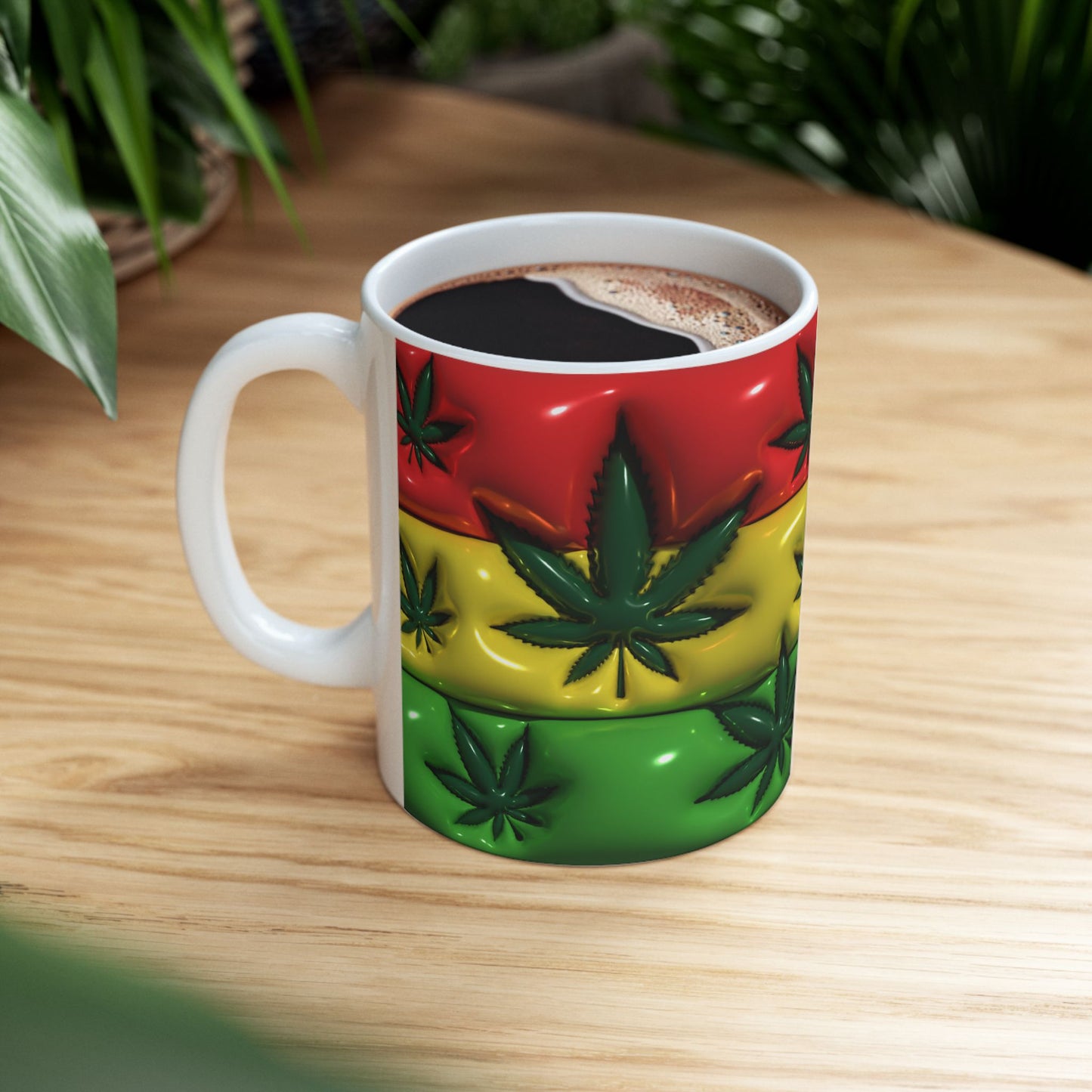 Reggae Vibes Ceramic Mug - 11oz Perfect for Coffee Lovers