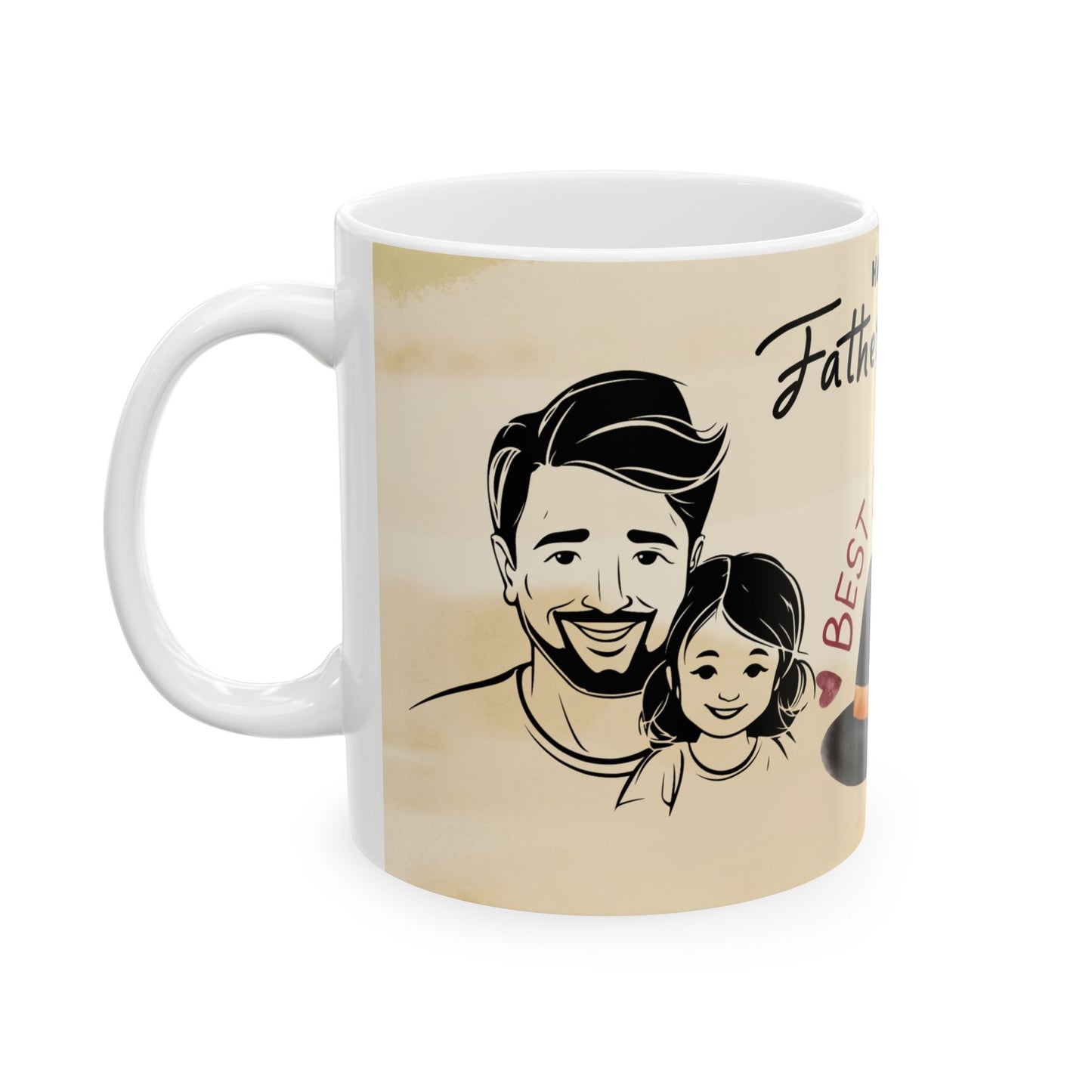 Best Dad Ever Ceramic Mug Perfect Father's Day Gift