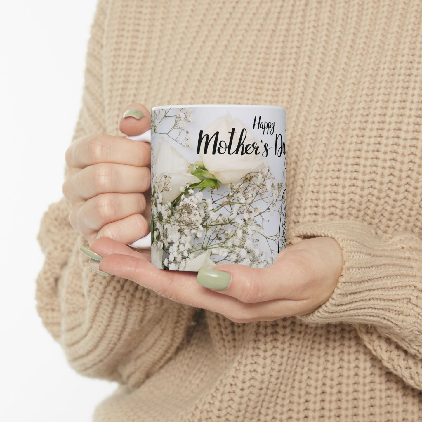 Happy Mother’s Day Floral Ceramic Mug - 11oz
