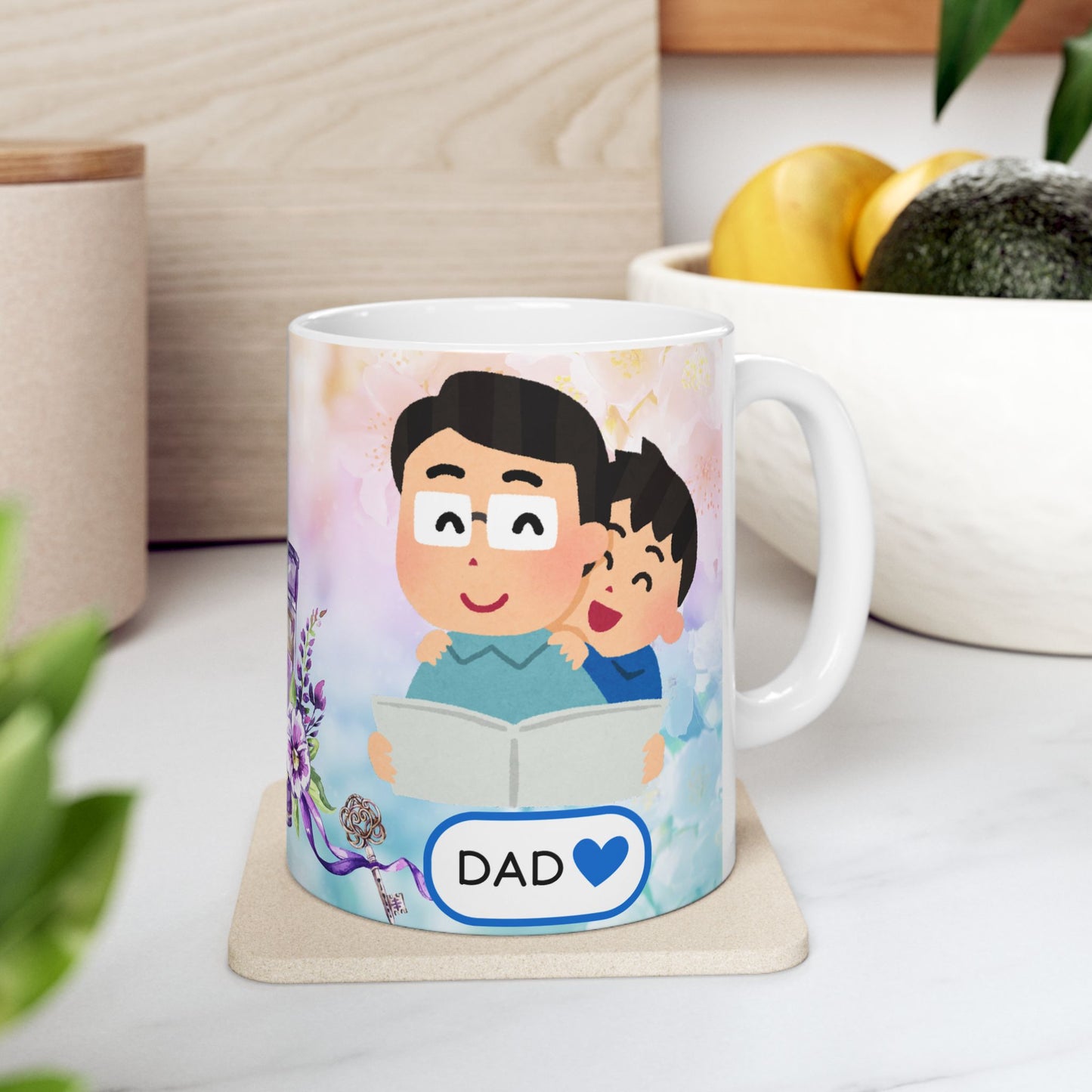 Personalized Ceramic Mug for Book Lovers - Perfect Gift for Readers and Students