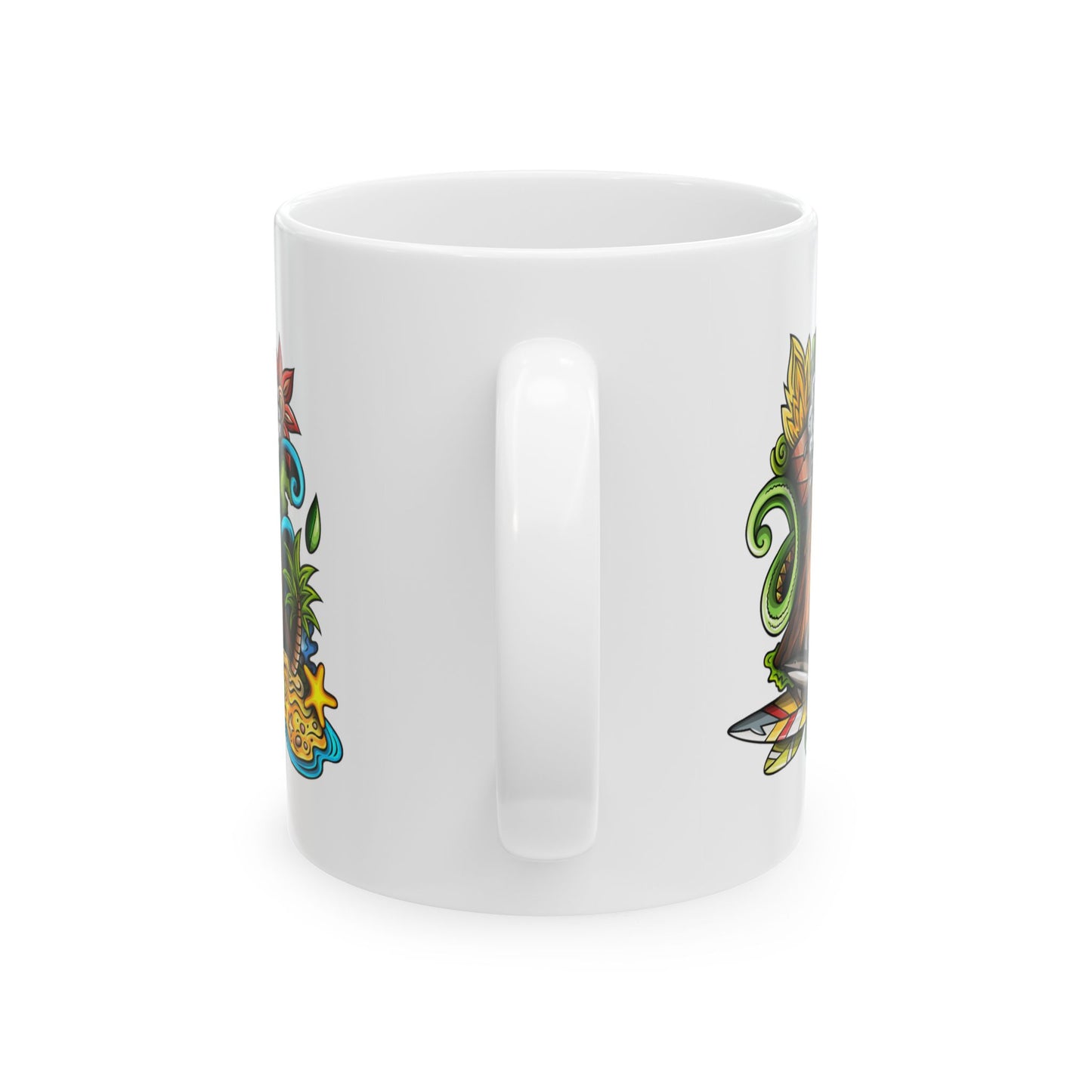 Colorful Life is Good Ceramic Mug - Perfect for Coffee Lovers