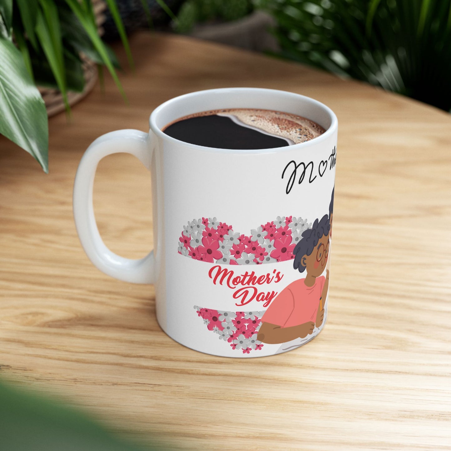 Happy Mother's Day Ceramic Mug - Ideal Gift for Moms